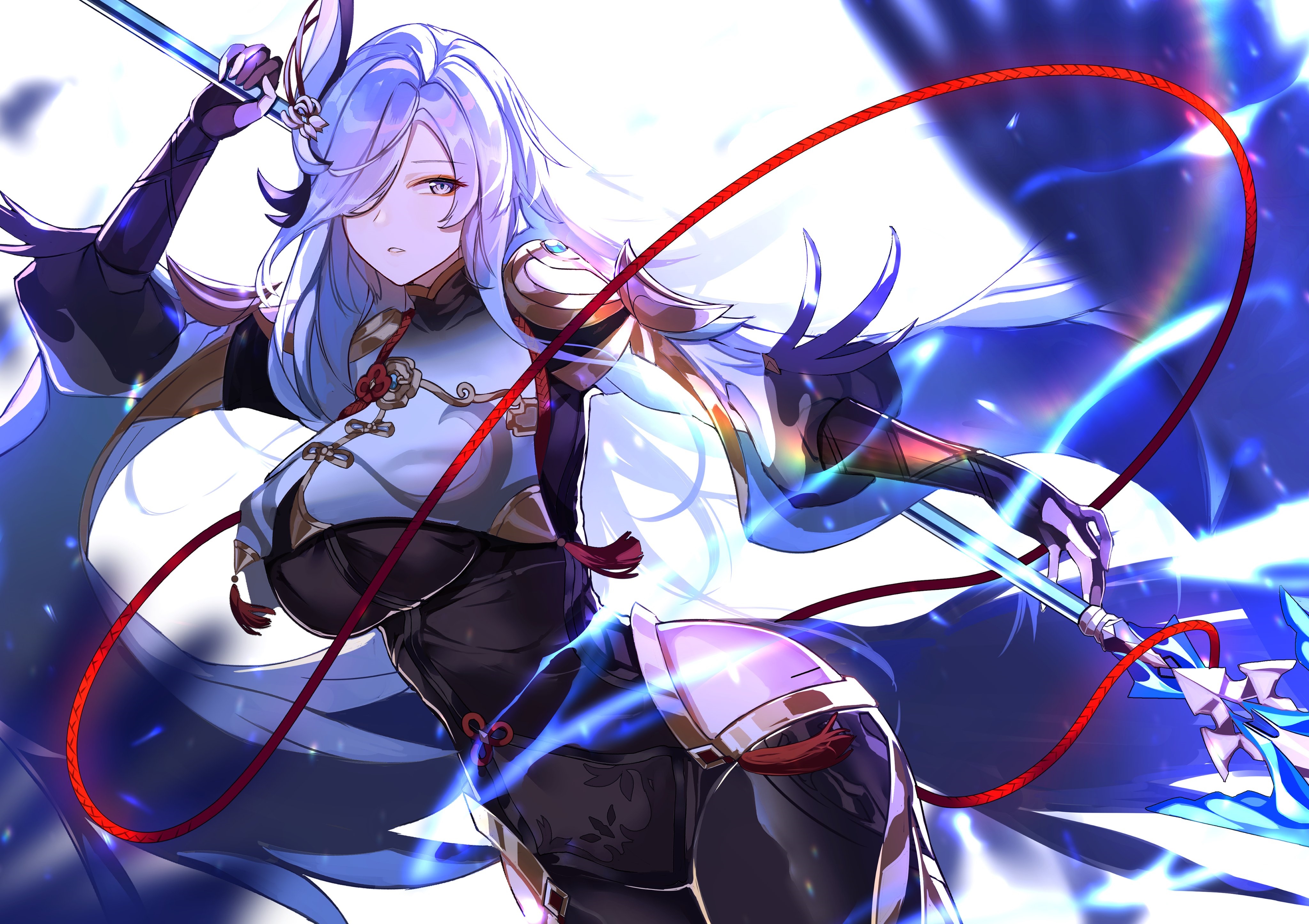 4K Shenhe from Genshin Impact HD Wallpaper