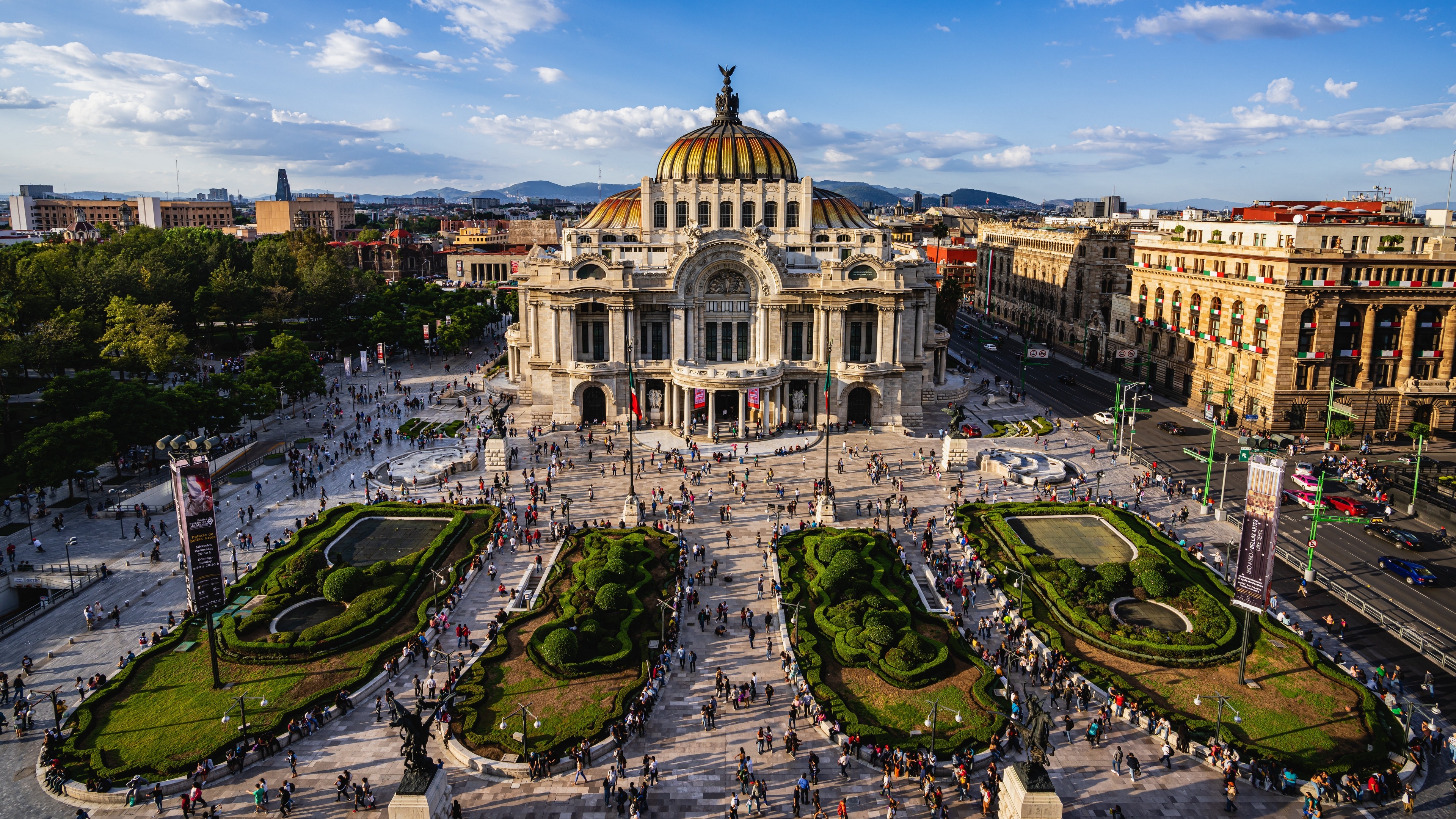 Palacio de Bellas Artes, Mexico City HD Wallpaper