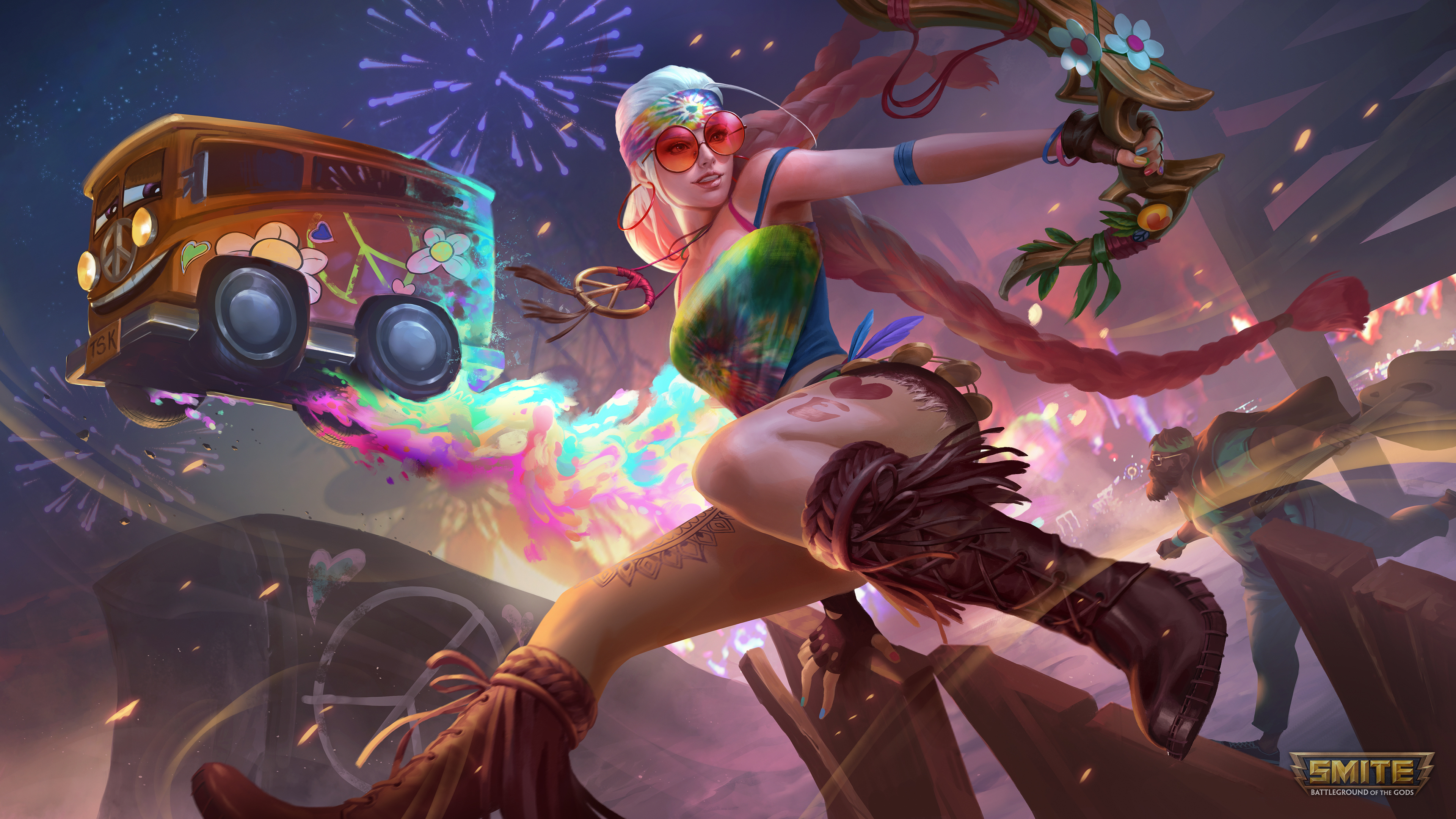 Peace Out Artemis in Smite HD Wallpaper