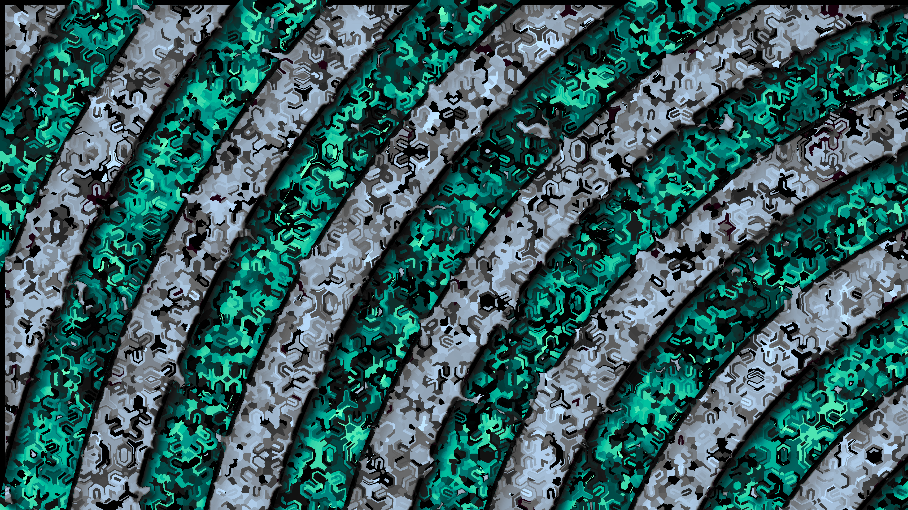Abstract concentric rings pattern HD Wallpaper