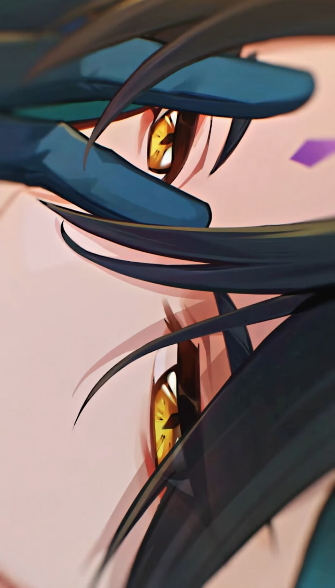 Genshin Impact Xiao's close-up anime eyes HD Phone Wallpaper