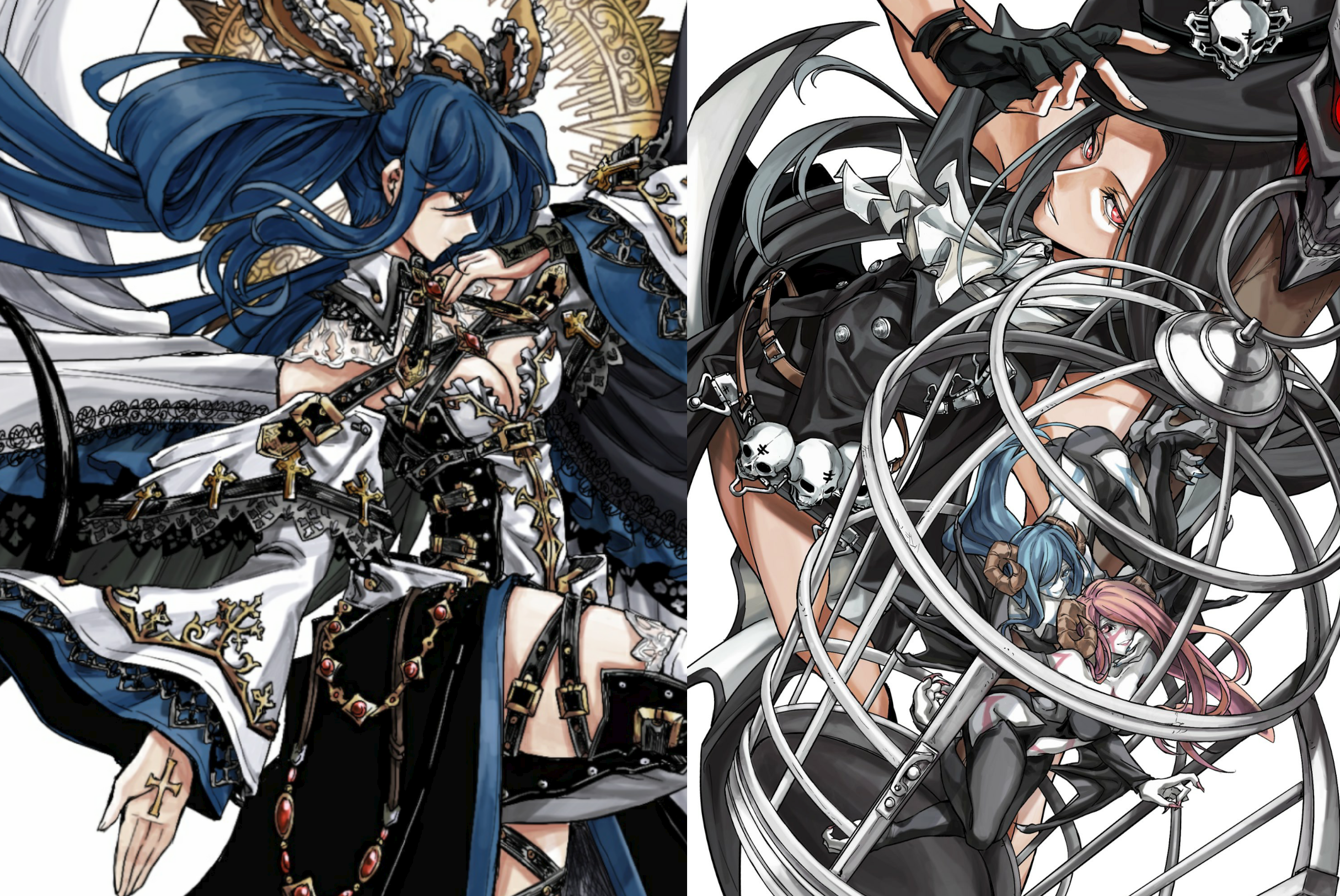 Guilty Gear Strive Dizzy and Testament HD Wallpaper