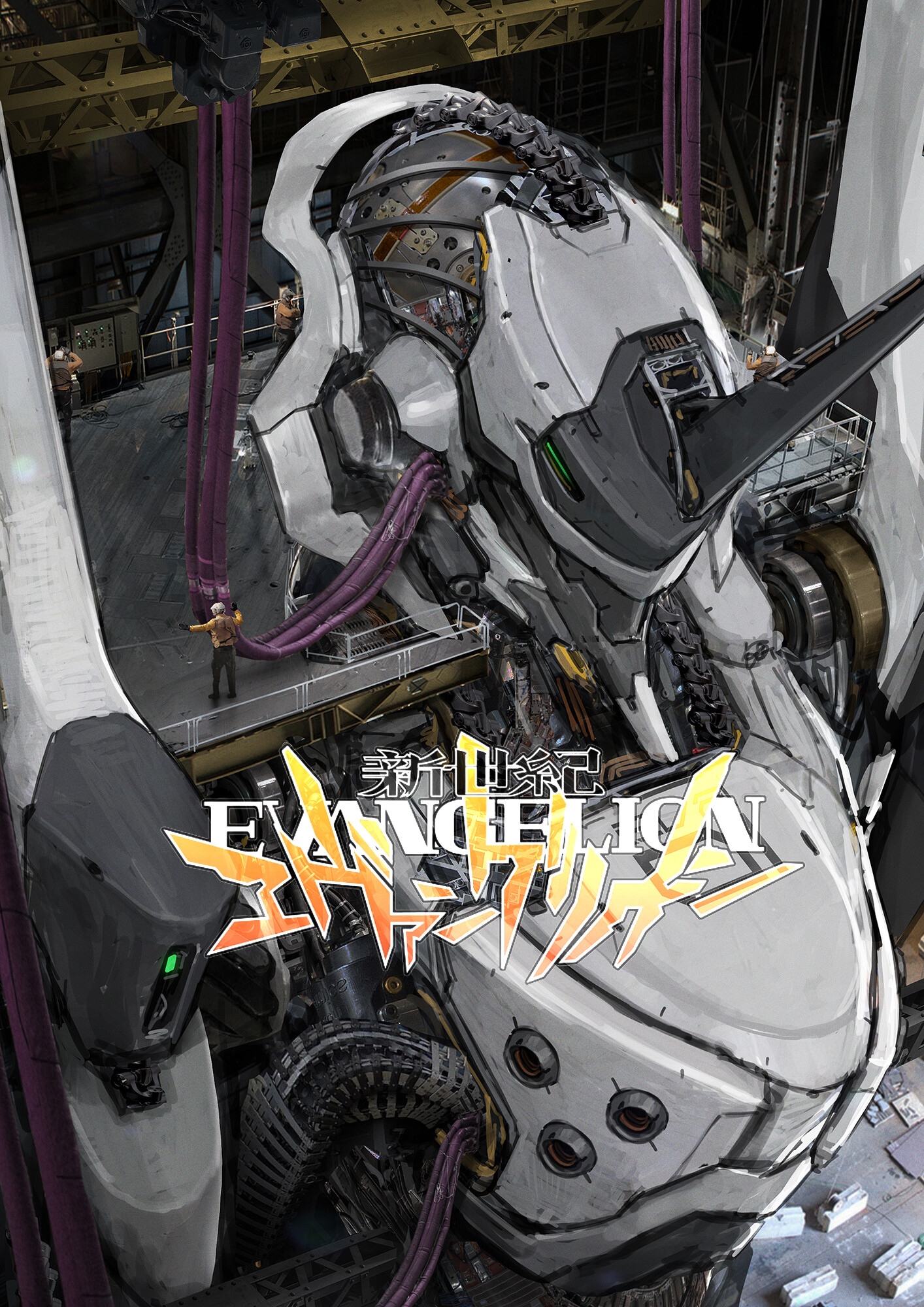 Neon Genesis Evangelion EVA Unit 01 Artwork HD Phone Wallpaper