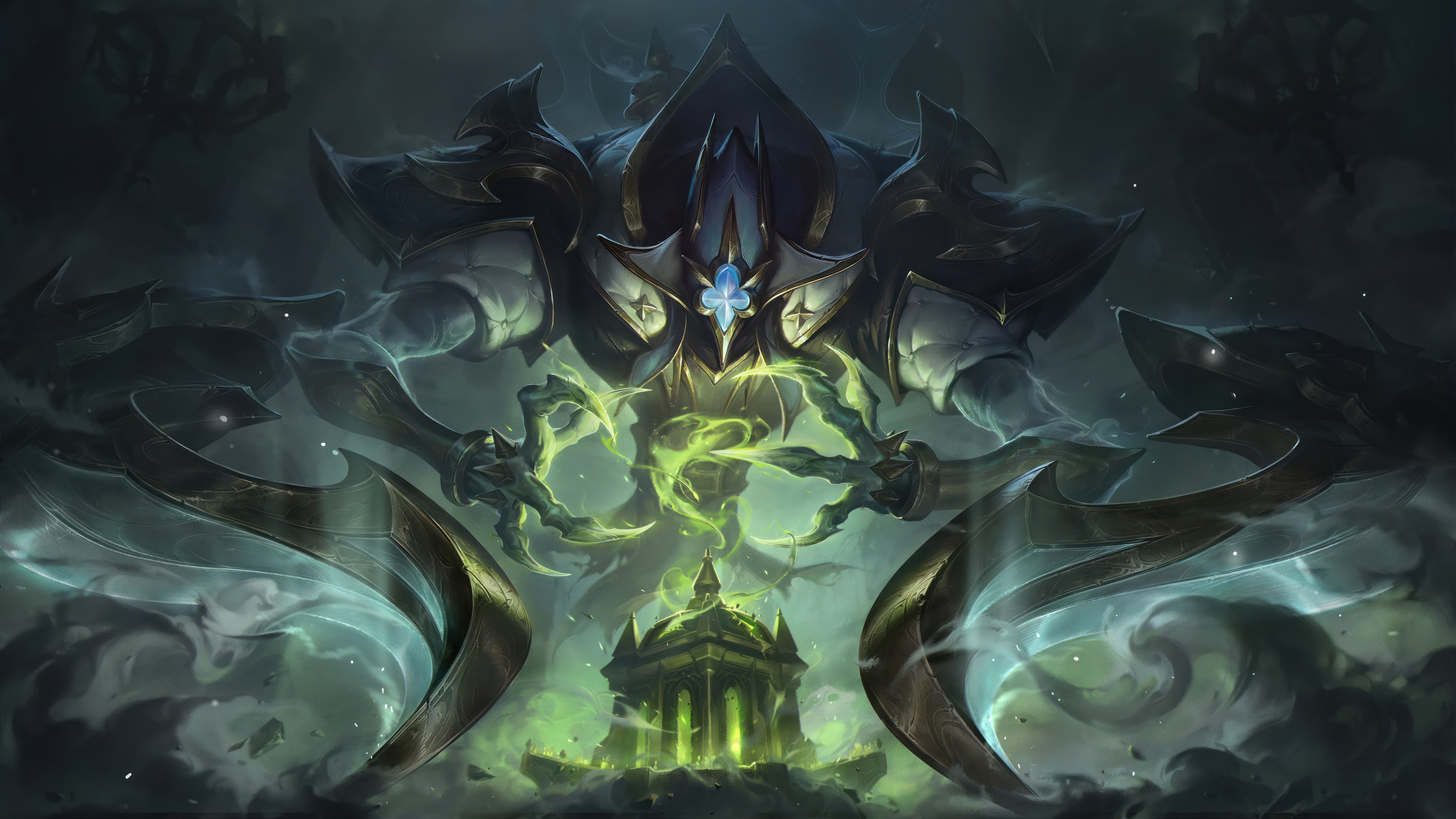 Nocturne Broken Covenant League of Legends 4K HD Wallpaper