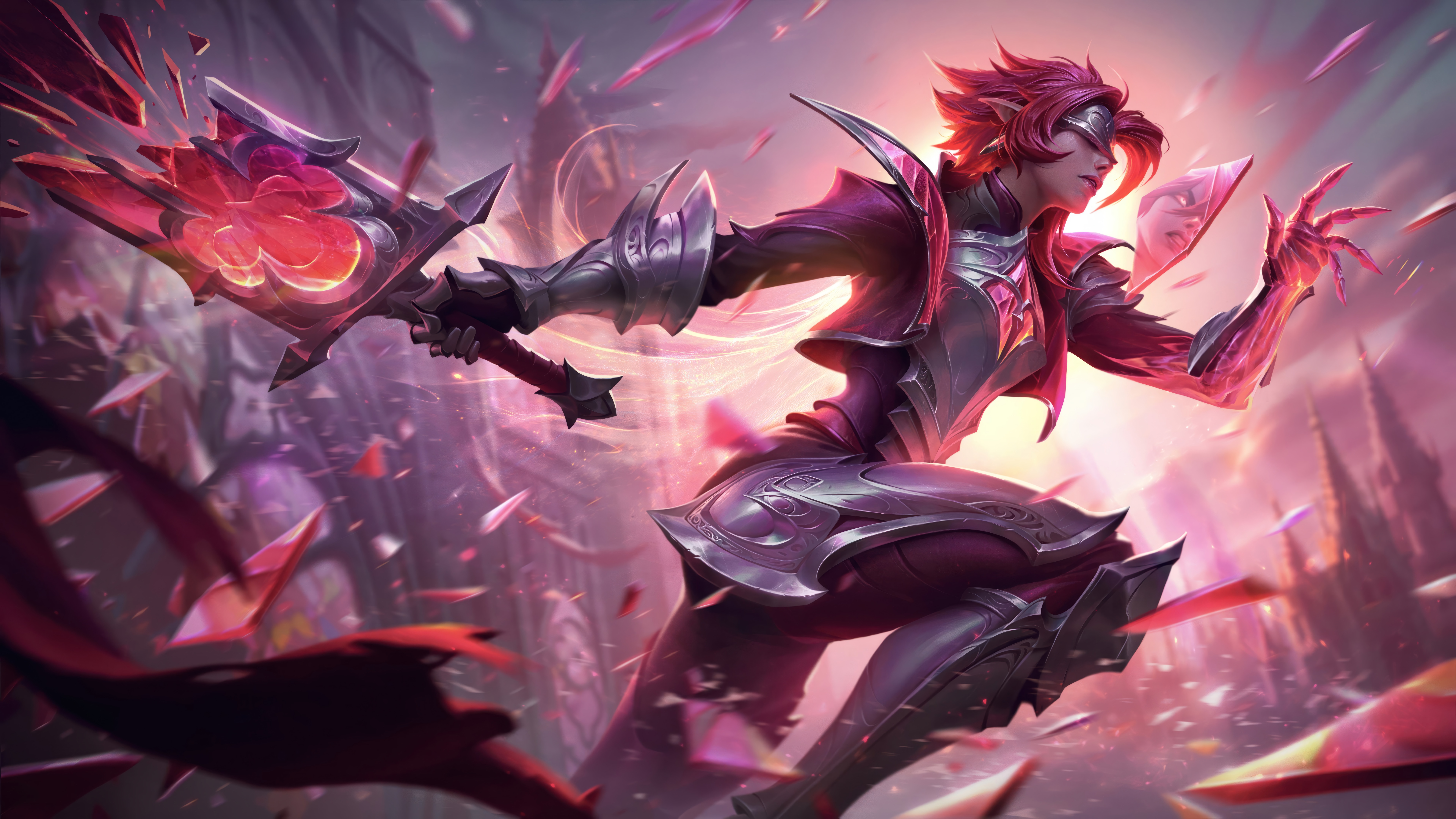 4K Riven with Broken Covenant Armor and Sword HD Wallpaper
