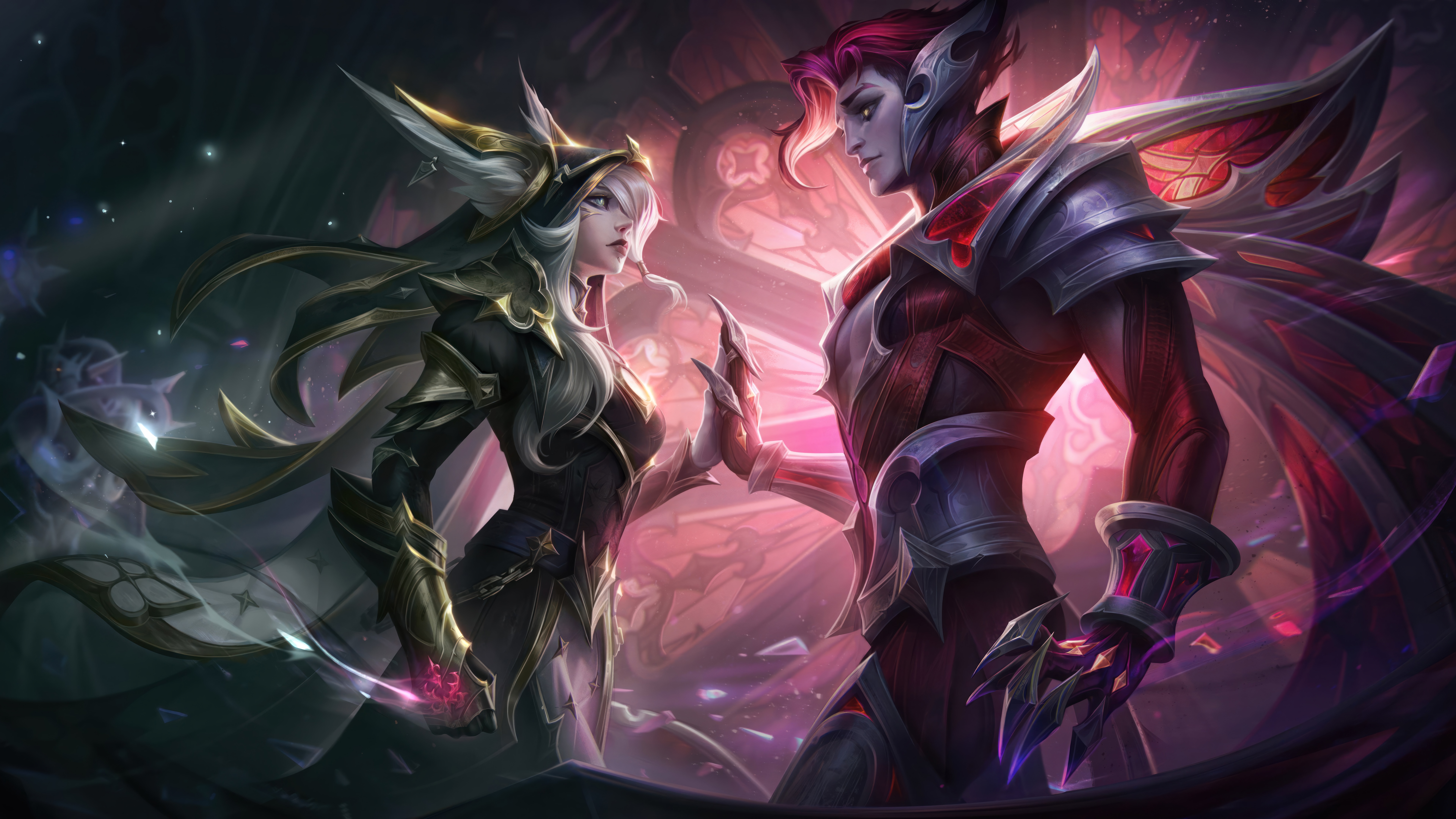 Broken Covenant Xayah & Rakan 4K League of Legends HD Wallpaper