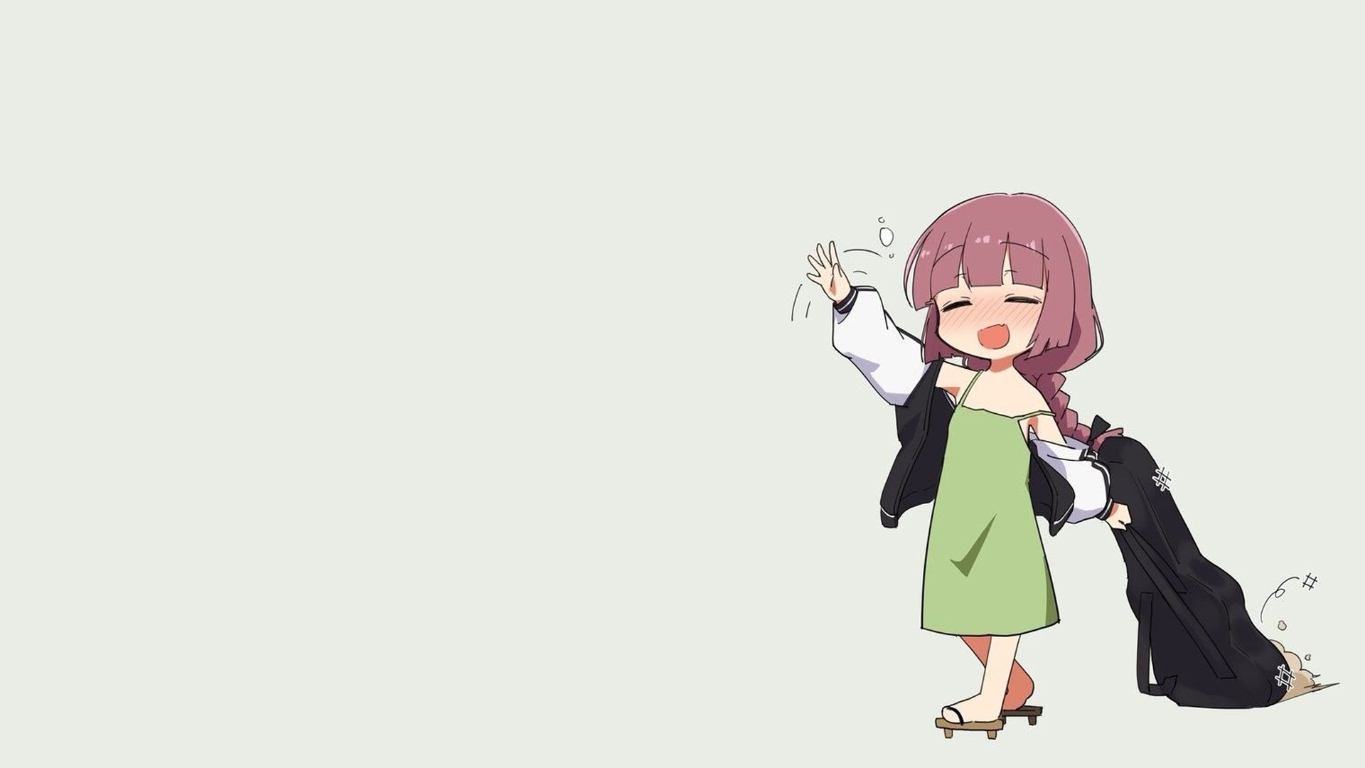 Kikuri Hiroi from BOCCHI THE ROCK! Blushing HD Wallpaper