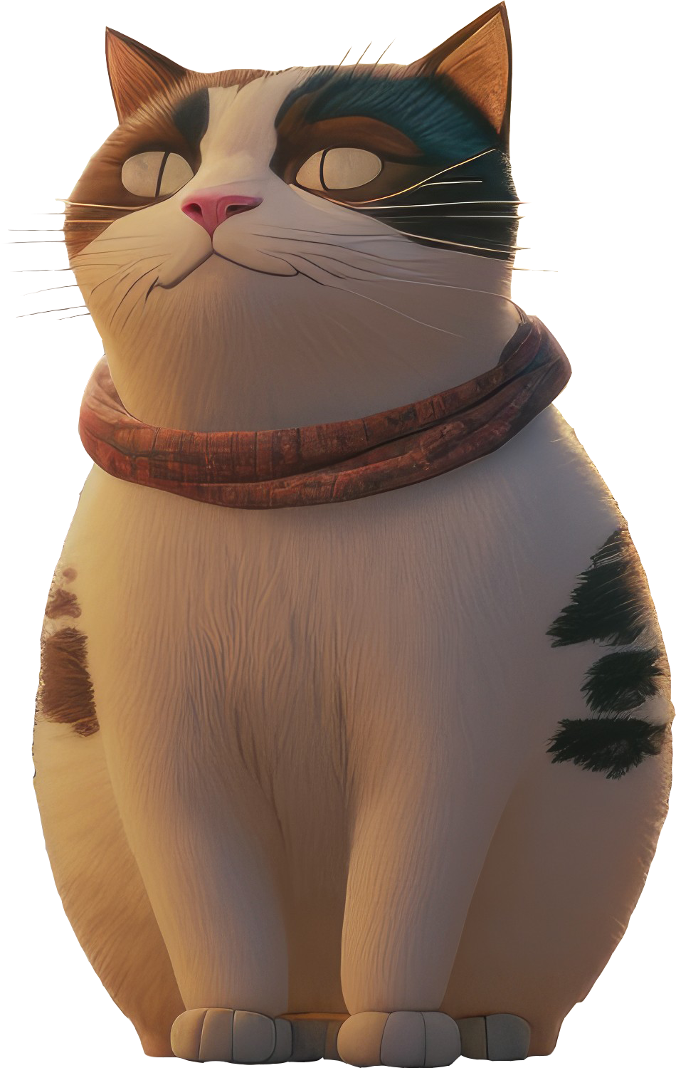 Cat Goomba wearing a scarf HD Phone Wallpaper