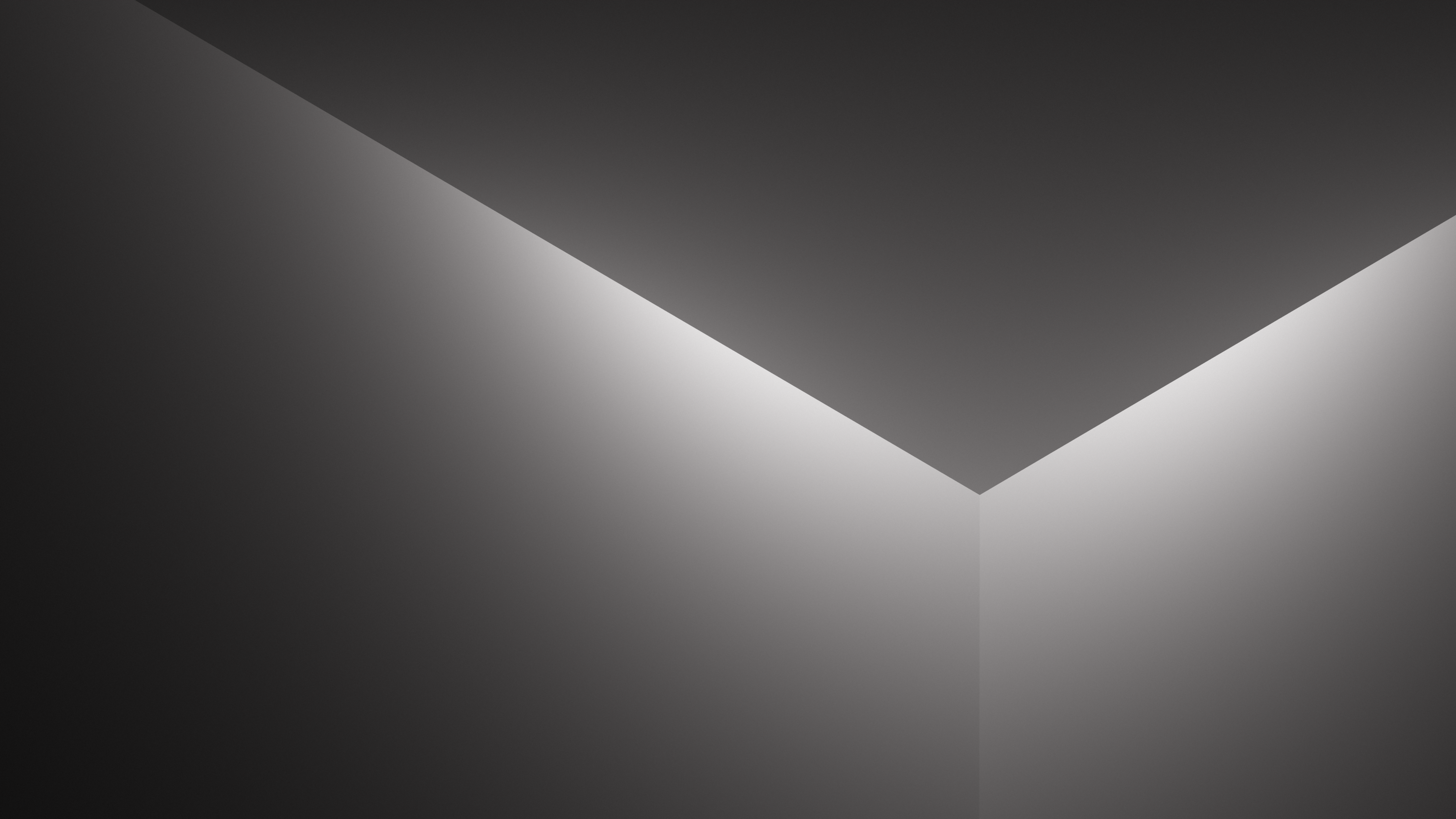 4K abstract corner with white light HD Wallpaper