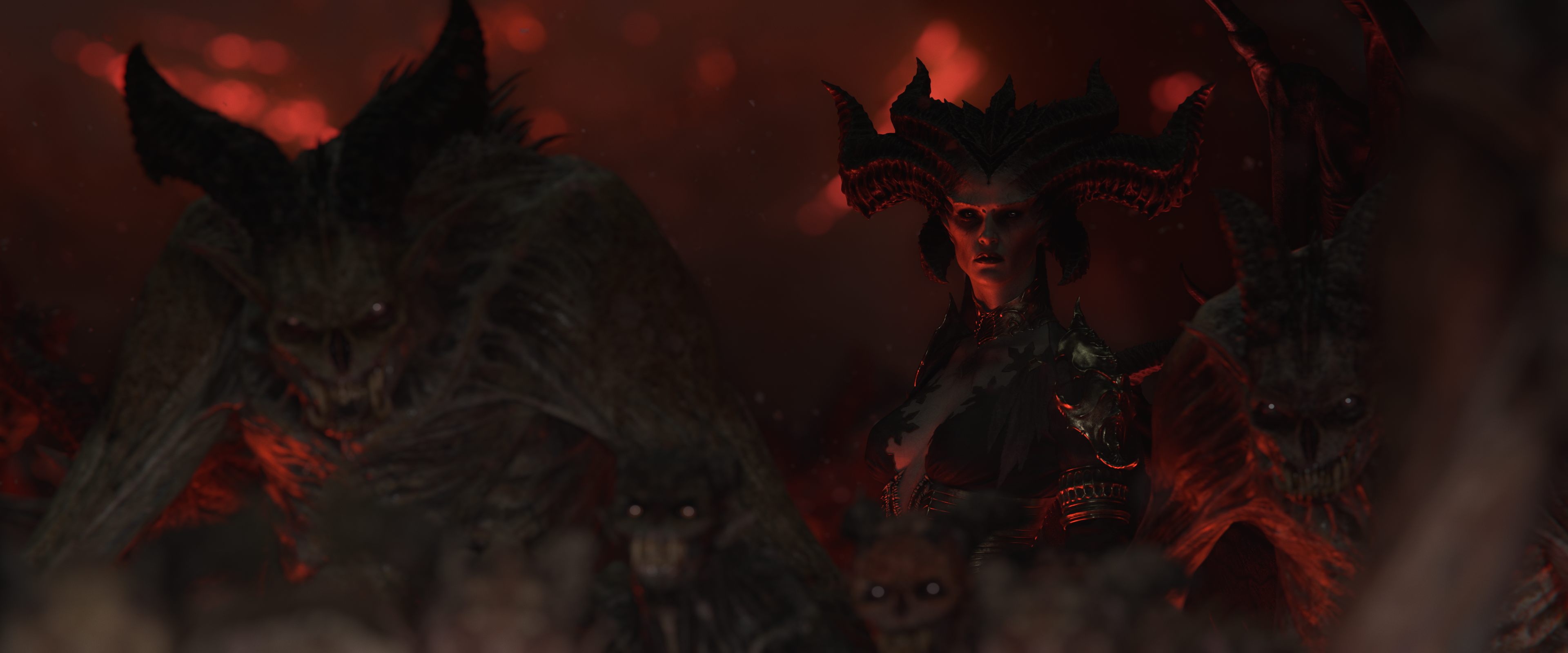 Diablo IV: Lilith and Demons HD Wallpaper