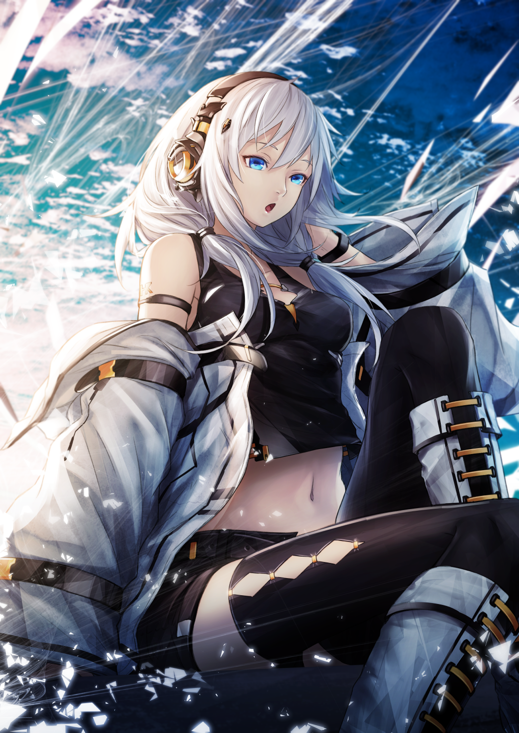 SuGi with headphones and white jacket HD Phone Wallpaper