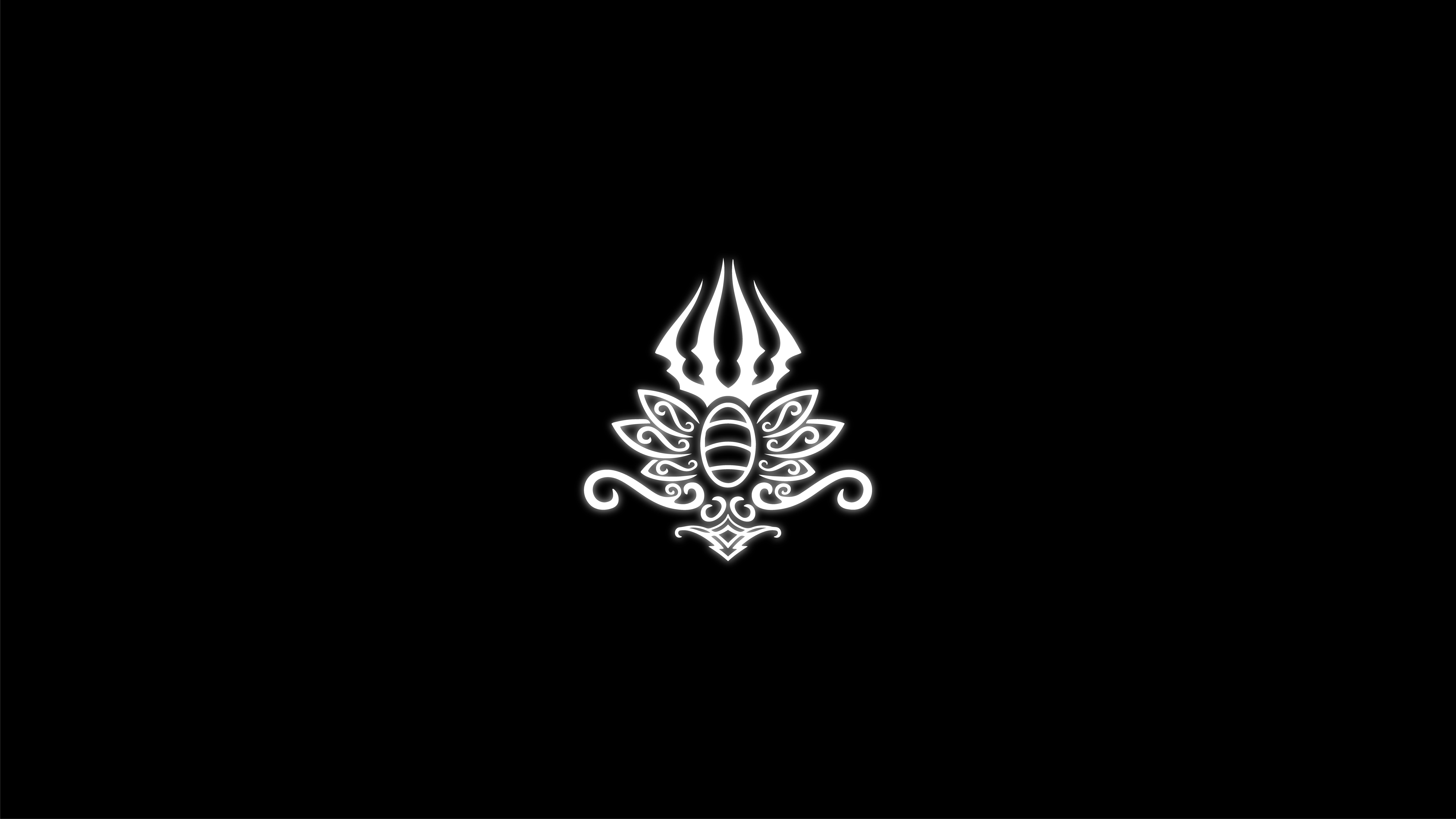 Hollow Knight 4K minimalist logo HD Wallpaper