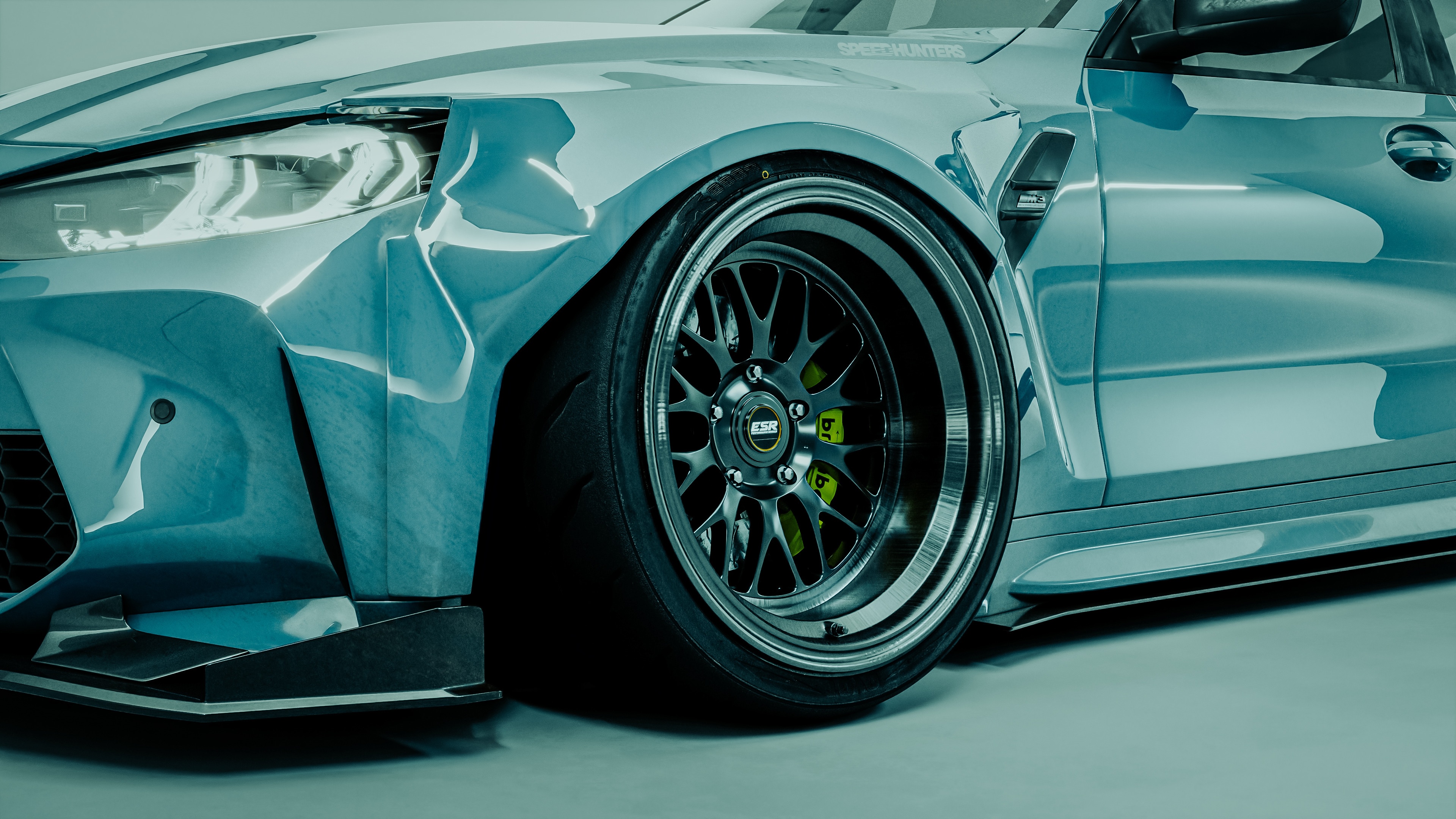 4K BMW M3 with custom bodykit and BBS wheels HD Wallpaper