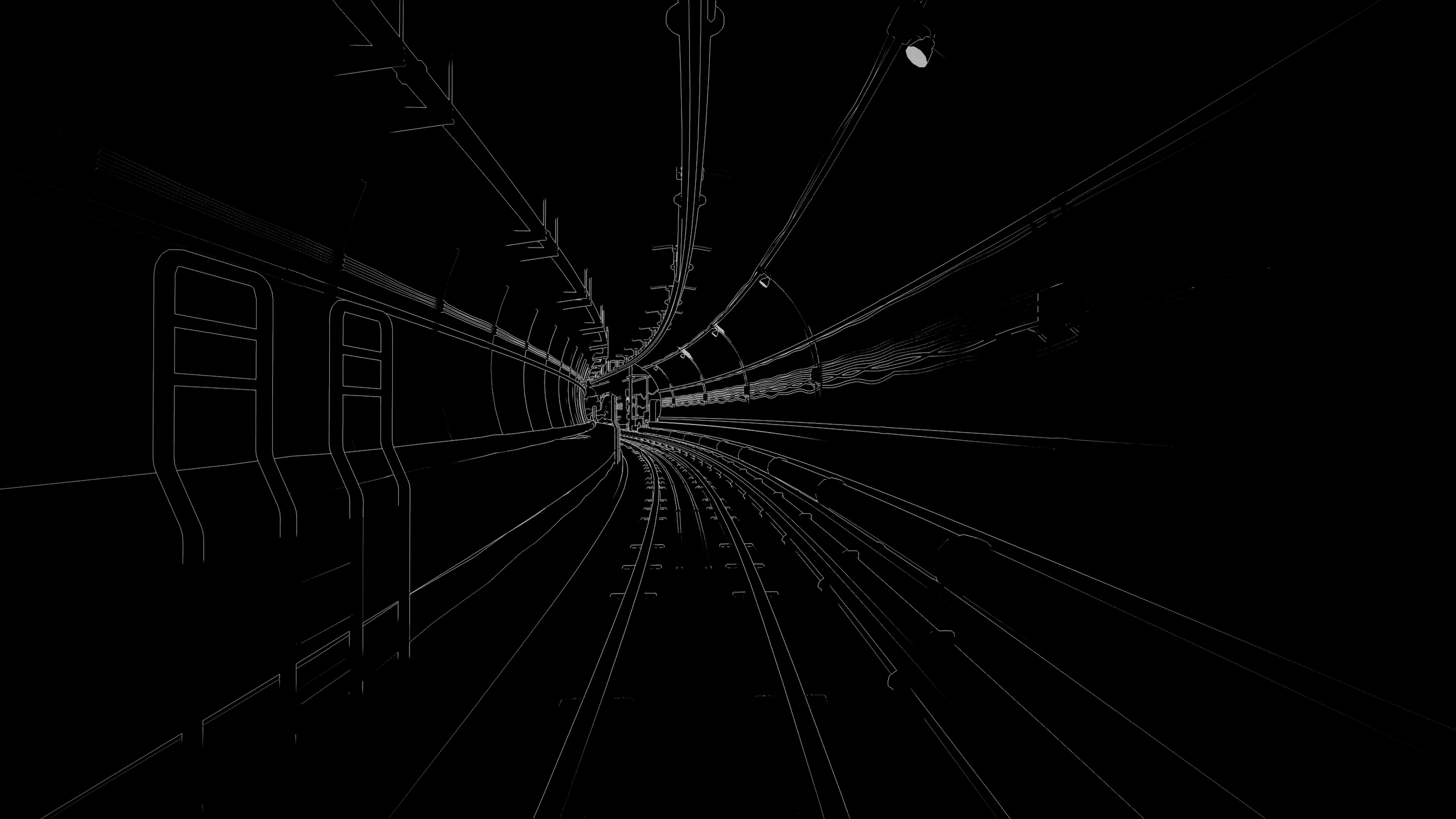Ghostwire Tokyo subway screen shot HD Wallpaper
