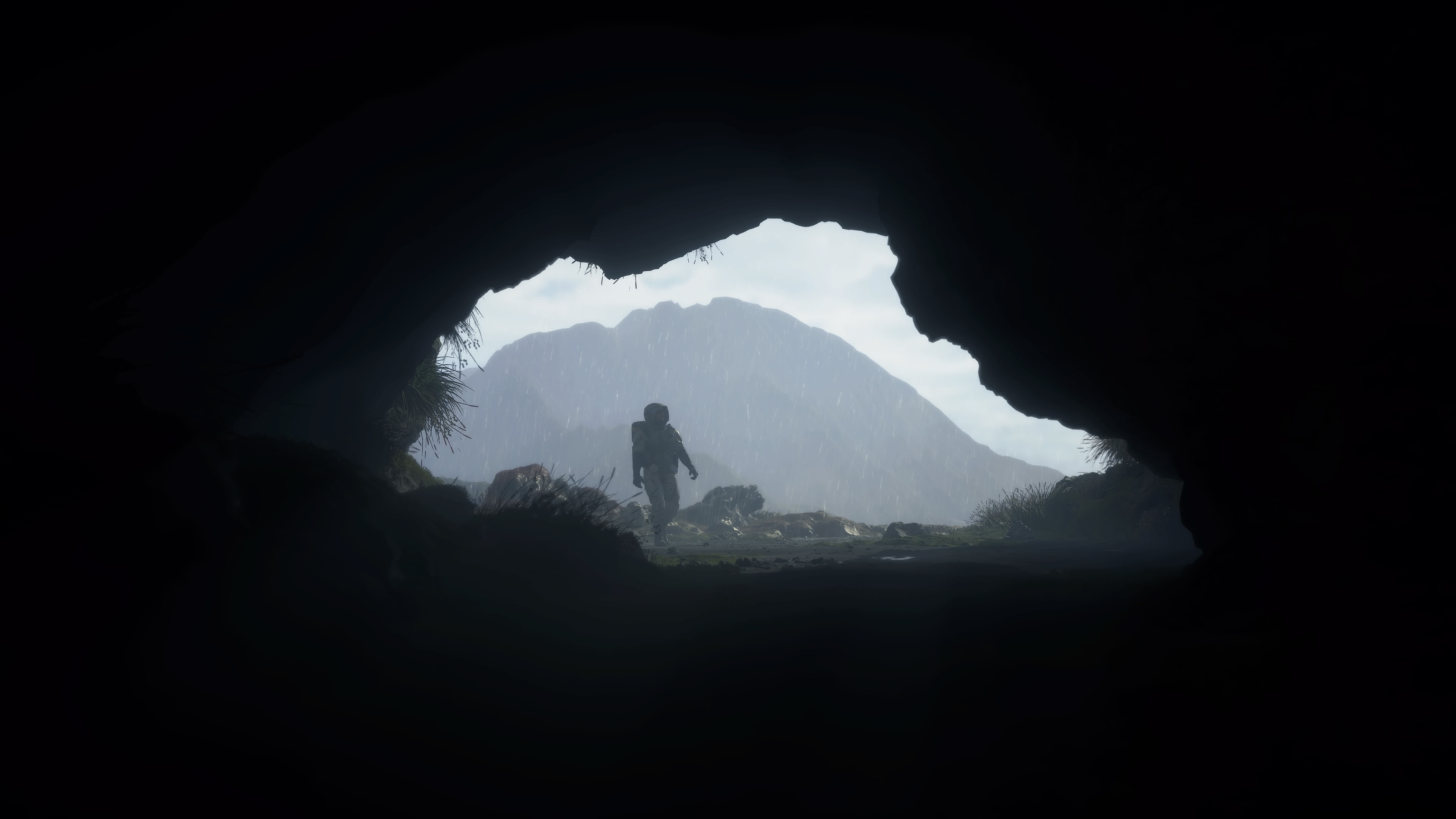 4K Death Stranding astronaut in a cave HD Wallpaper