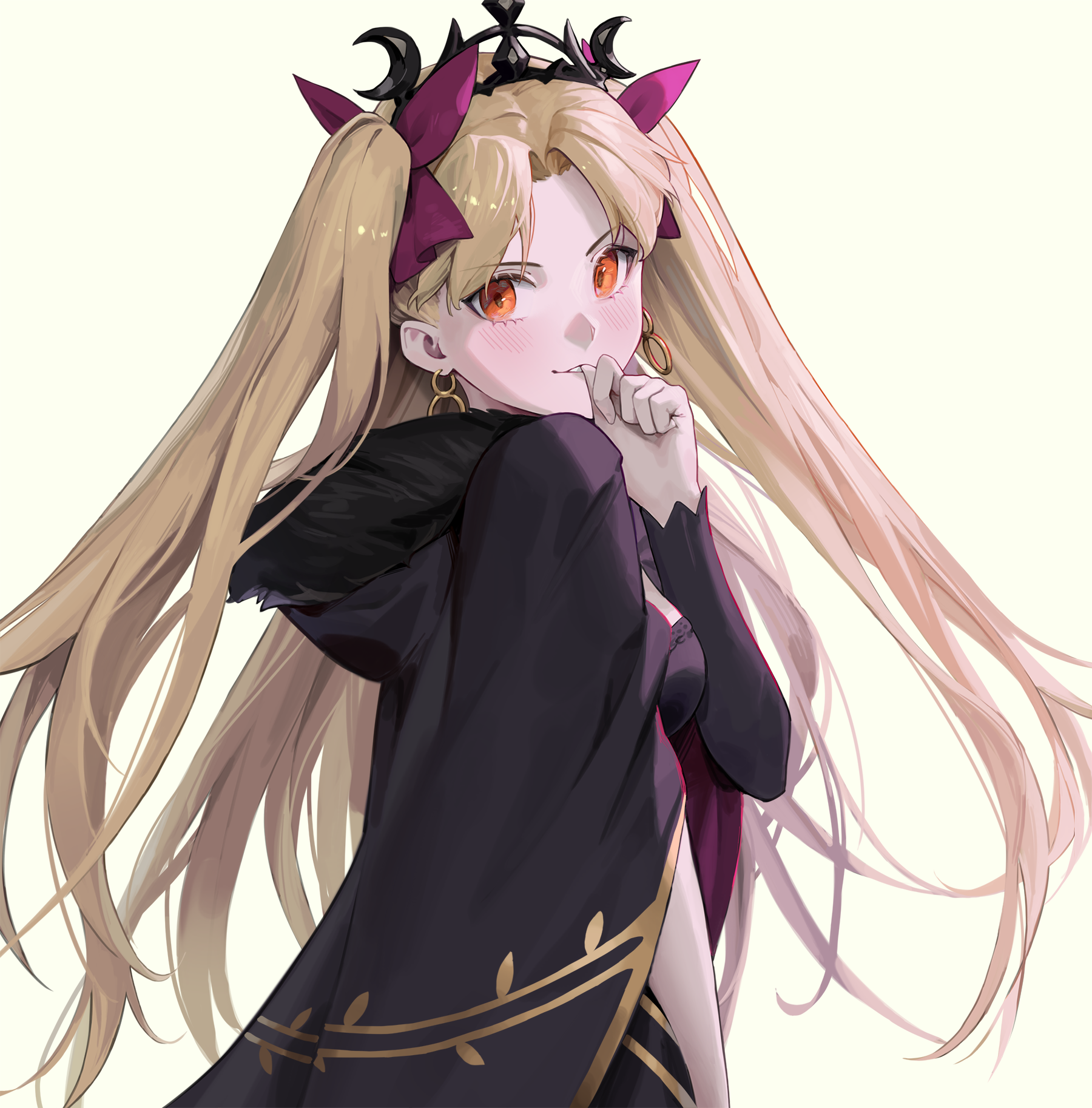 Ereshkigal with twintails and crown HD Wallpaper