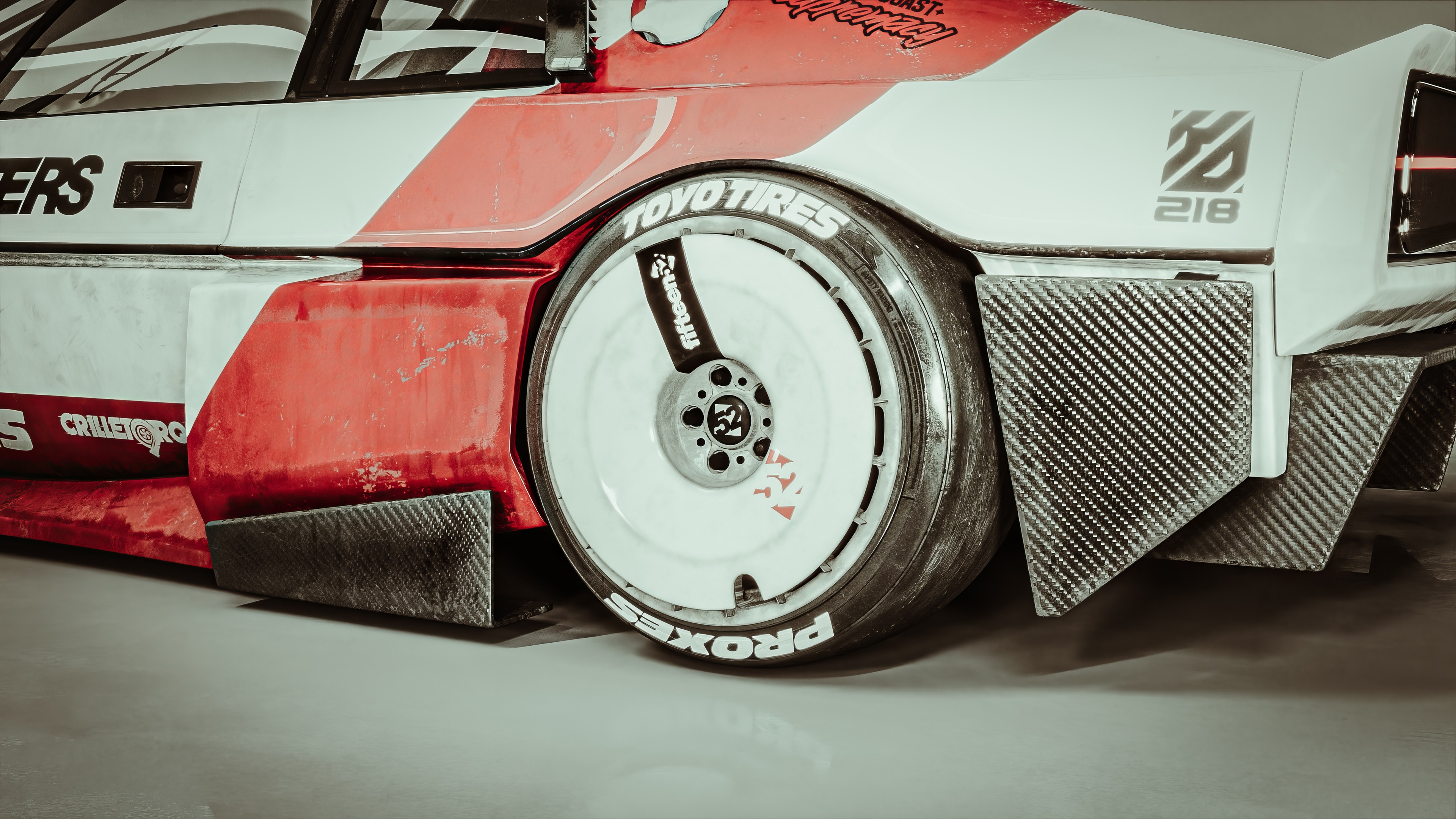 4K Lotus Esprit with Toyo Tires HD Wallpaper