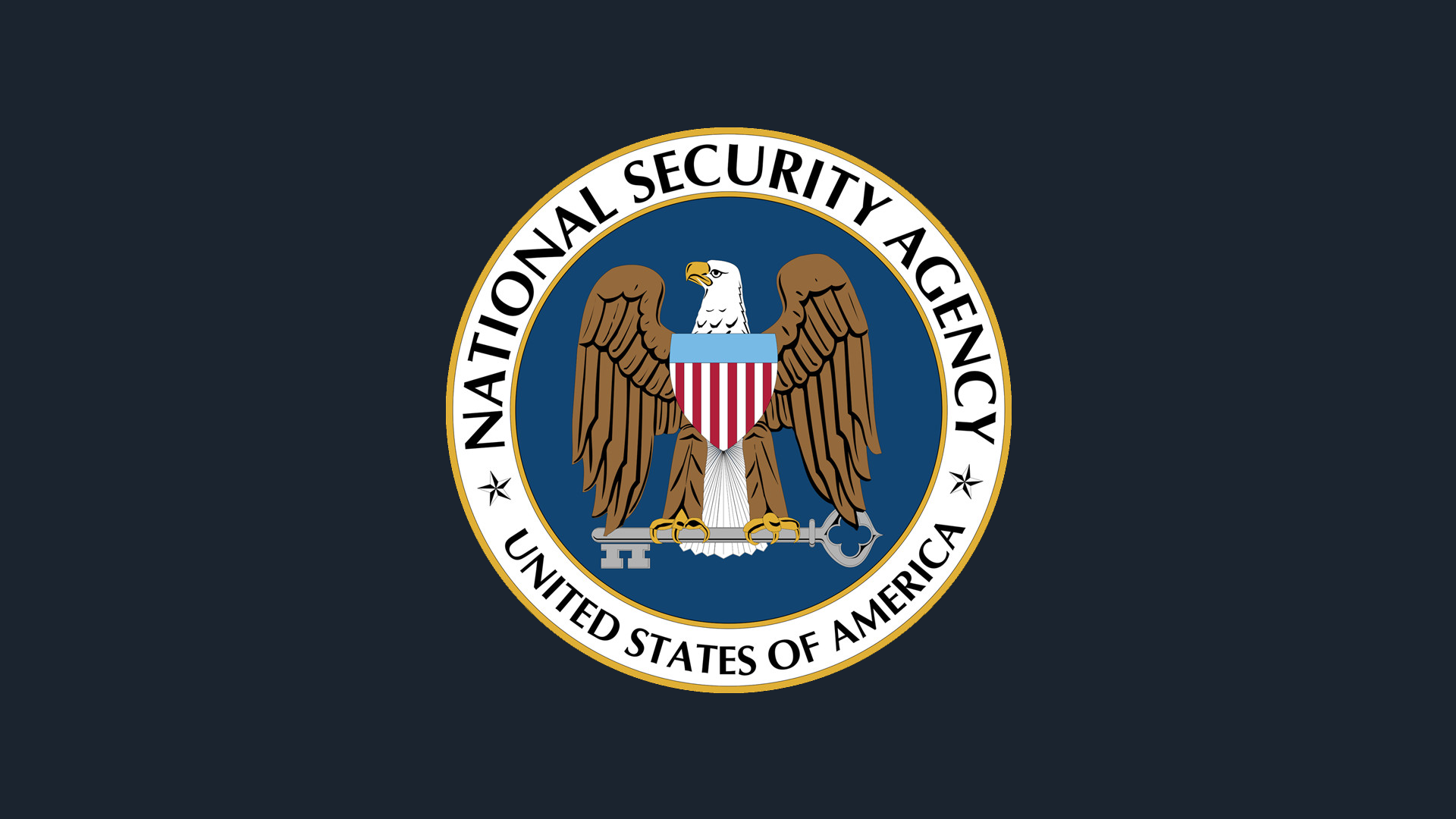 National Security Agency (NSA) Seal of the United States HD Wallpaper