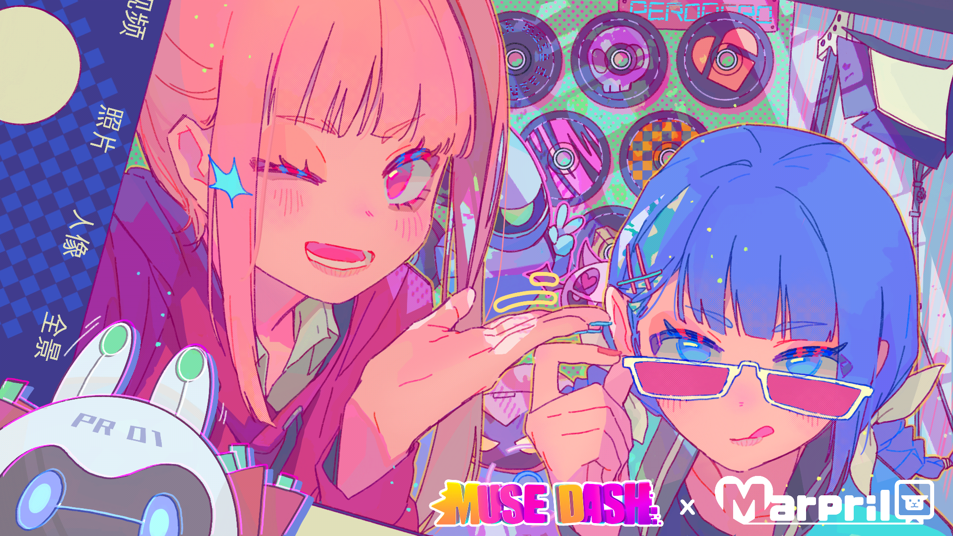 Muse Dash x Marpril collaboration art HD Wallpaper