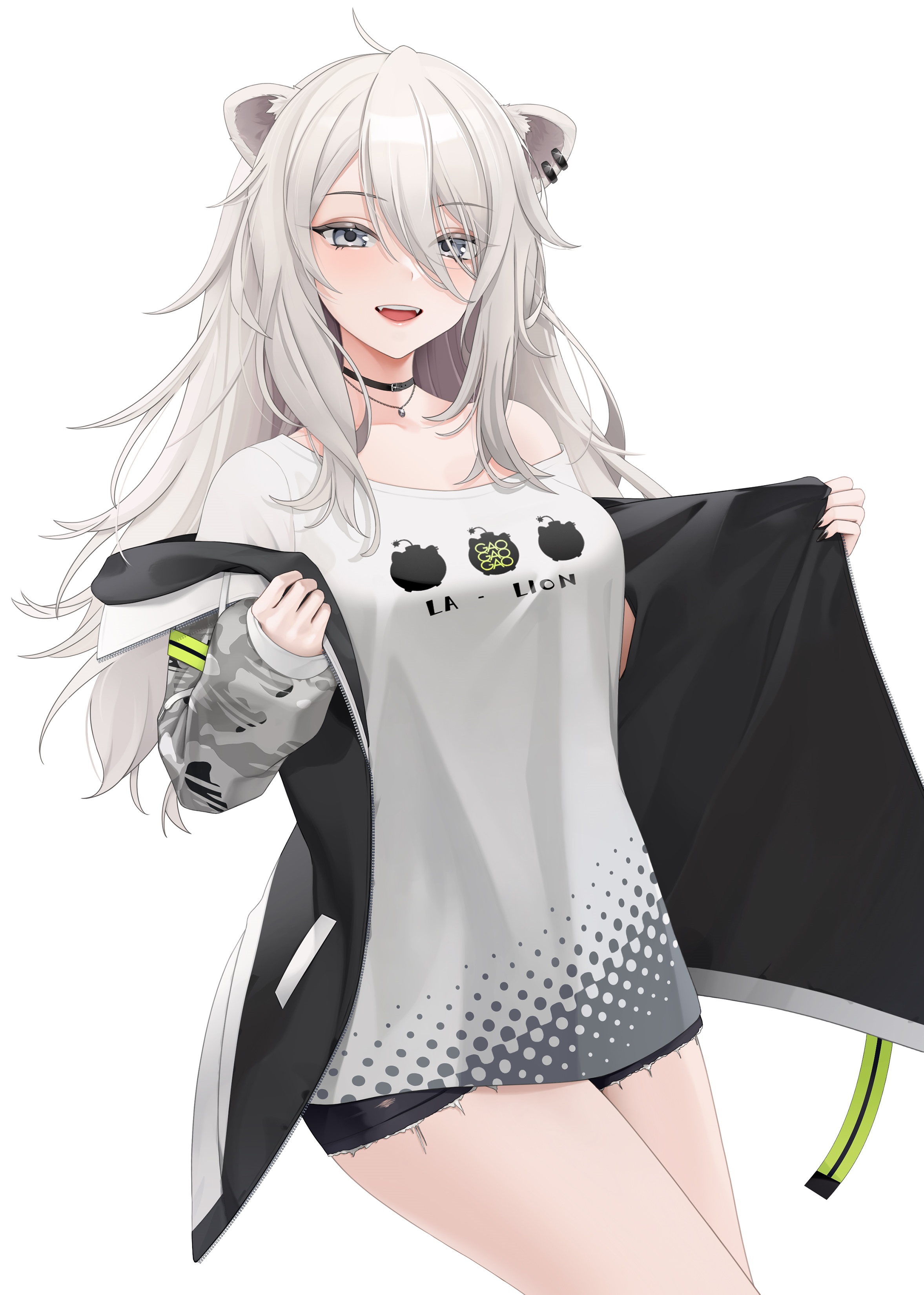 Botan Shishiro wearing a "LA-LION" shirt HD Phone Wallpaper