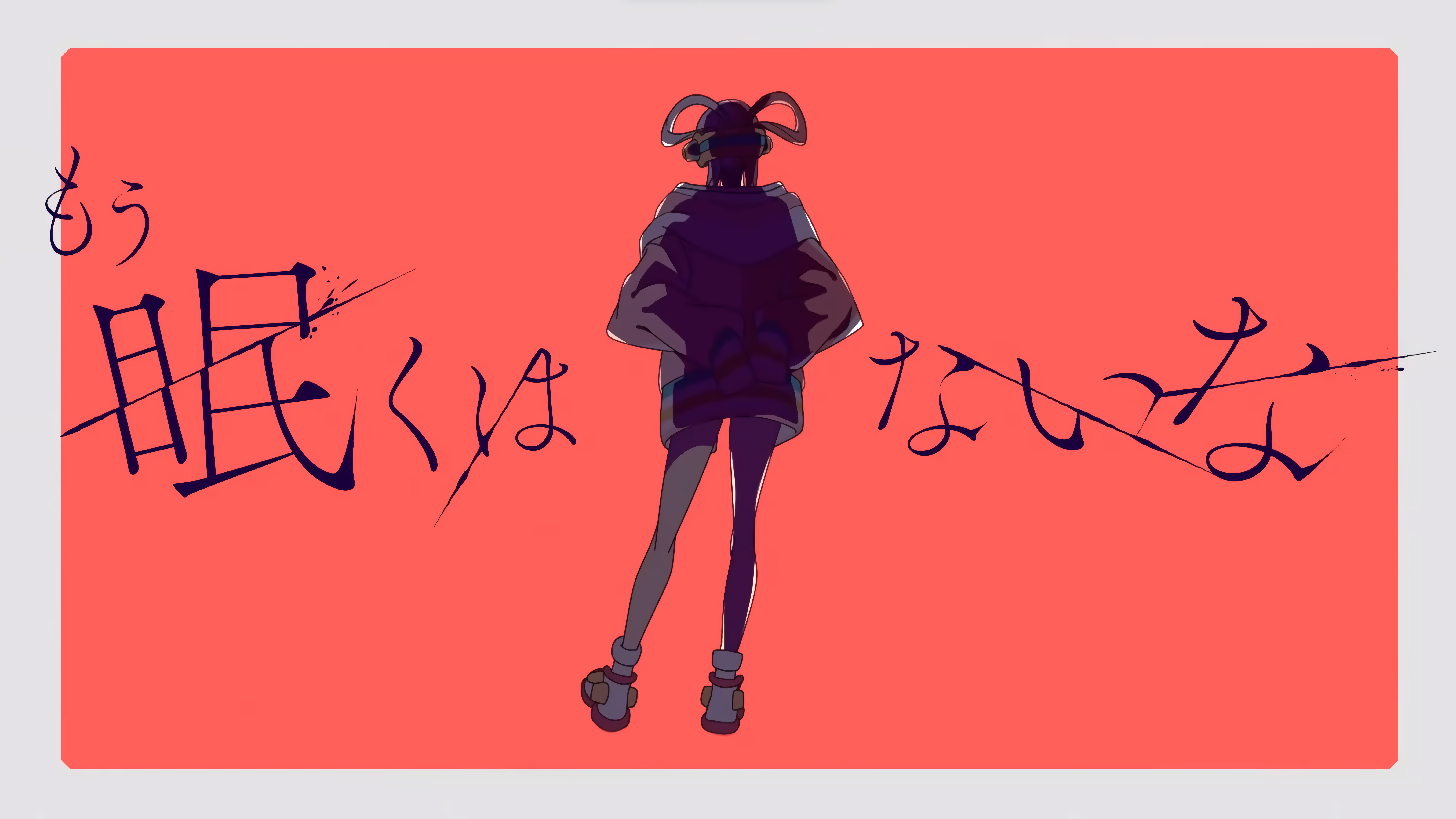 4K Japanese text with Uta from One Piece HD Wallpaper