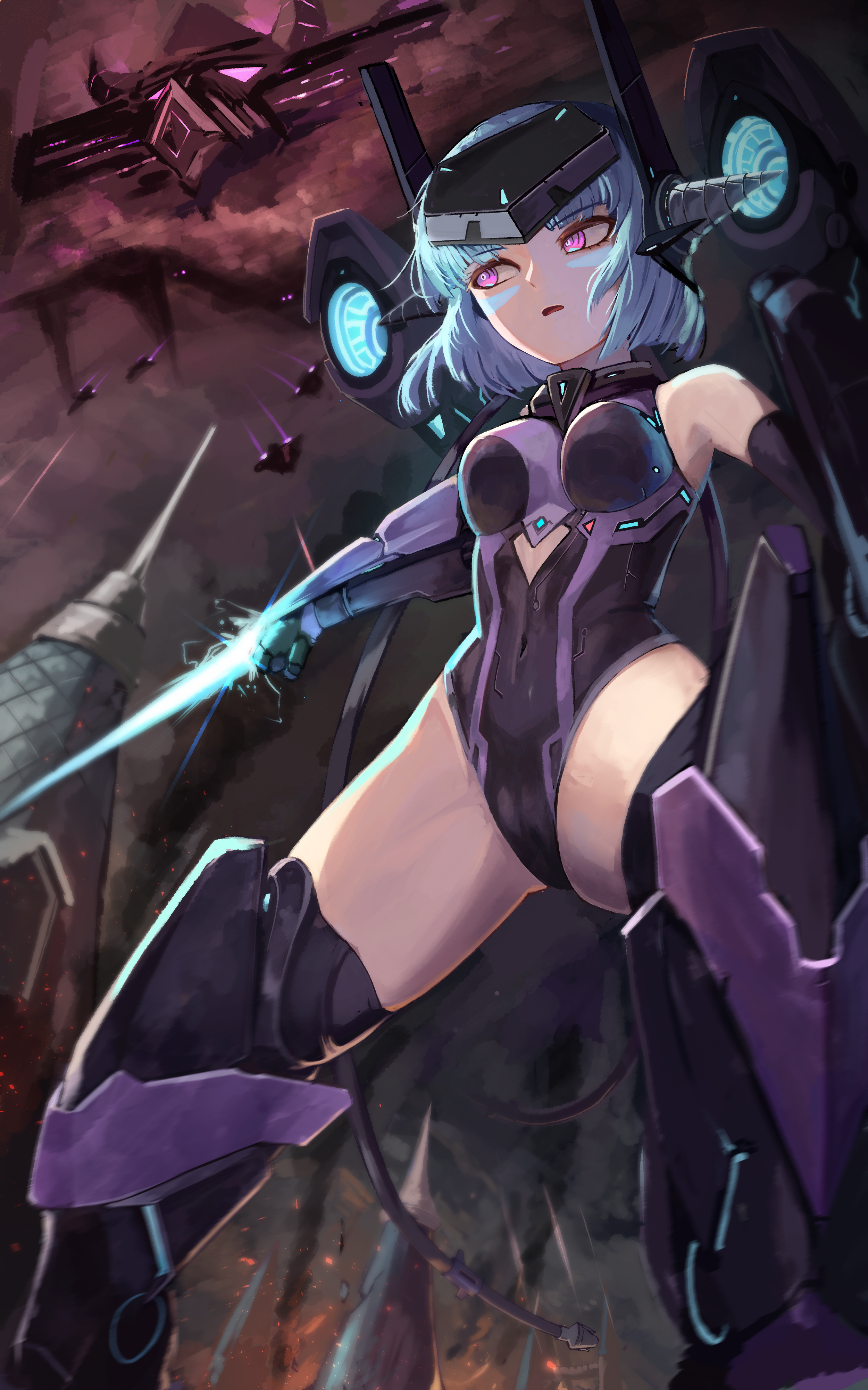 Android Mk.99 from Guardian Tales HD Phone Wallpaper