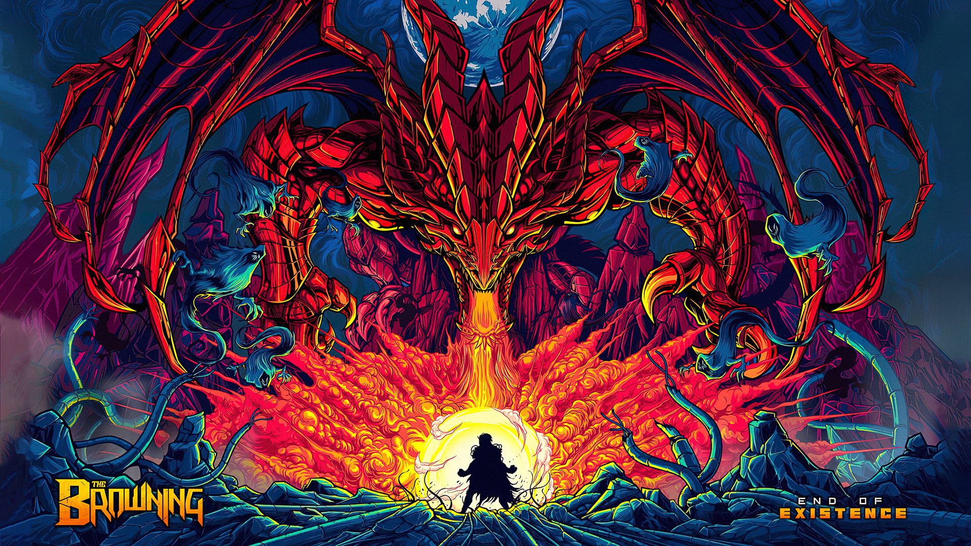 The Browning End of Existence Album Cover HD Wallpaper