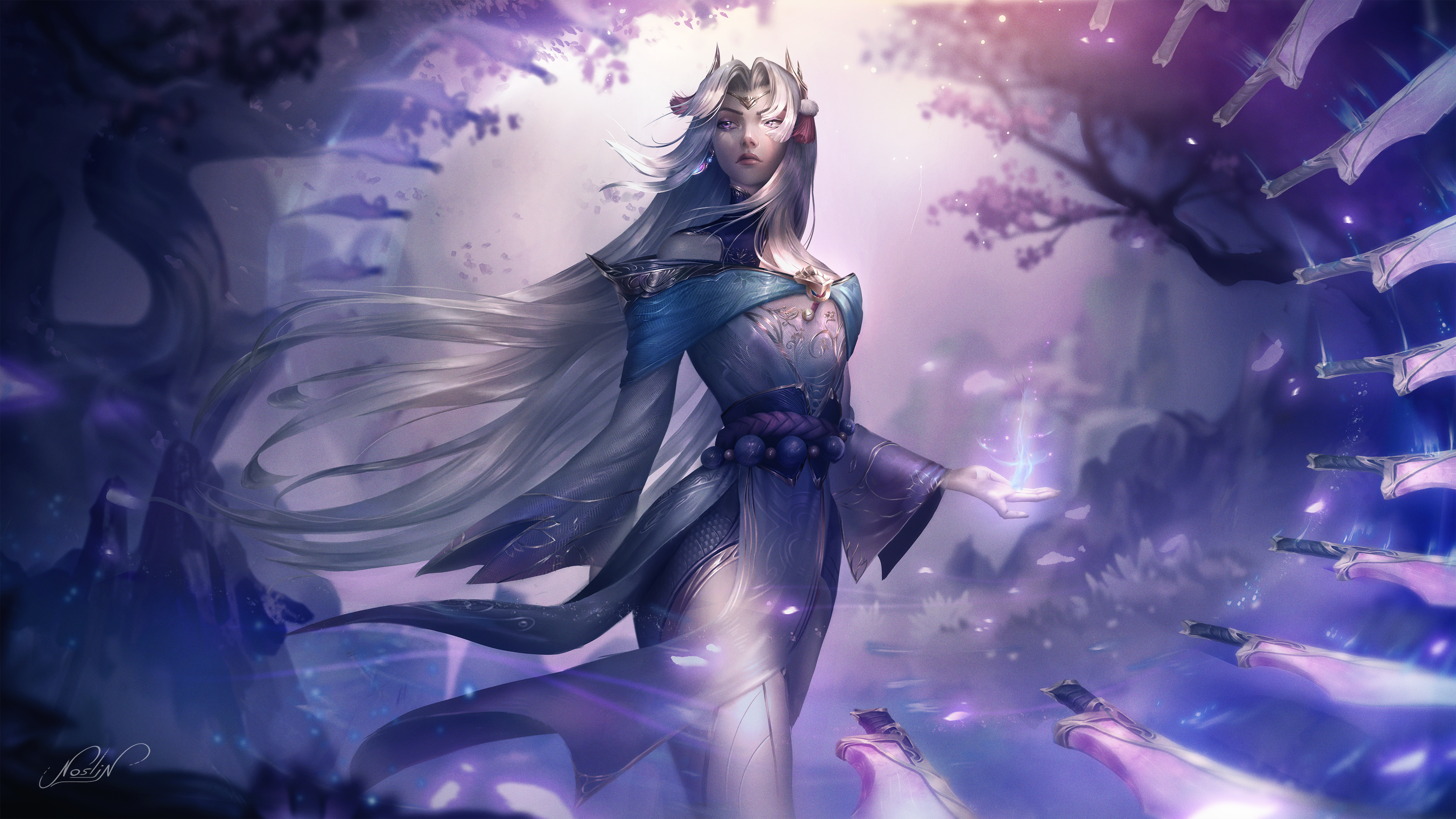 4K Irelia artwork by Noslin HD Wallpaper
