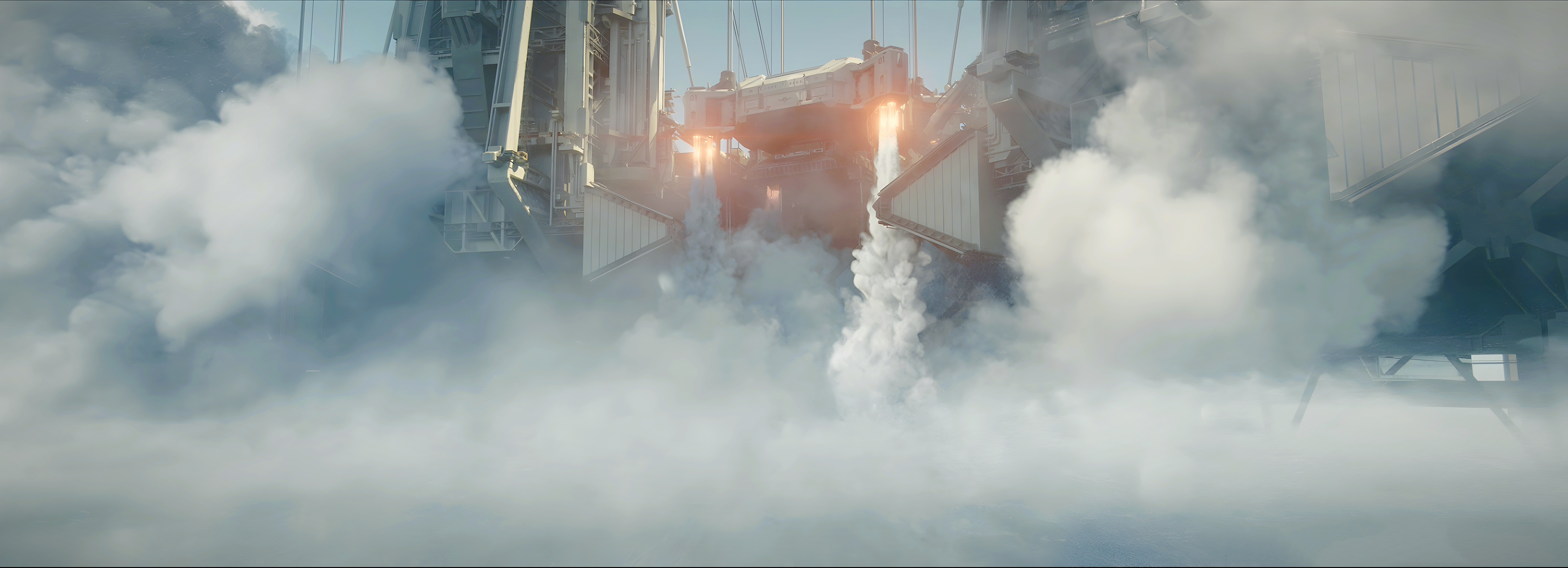 4K The Wandering Earth 2 Space Elevator Launch HD Wallpaper