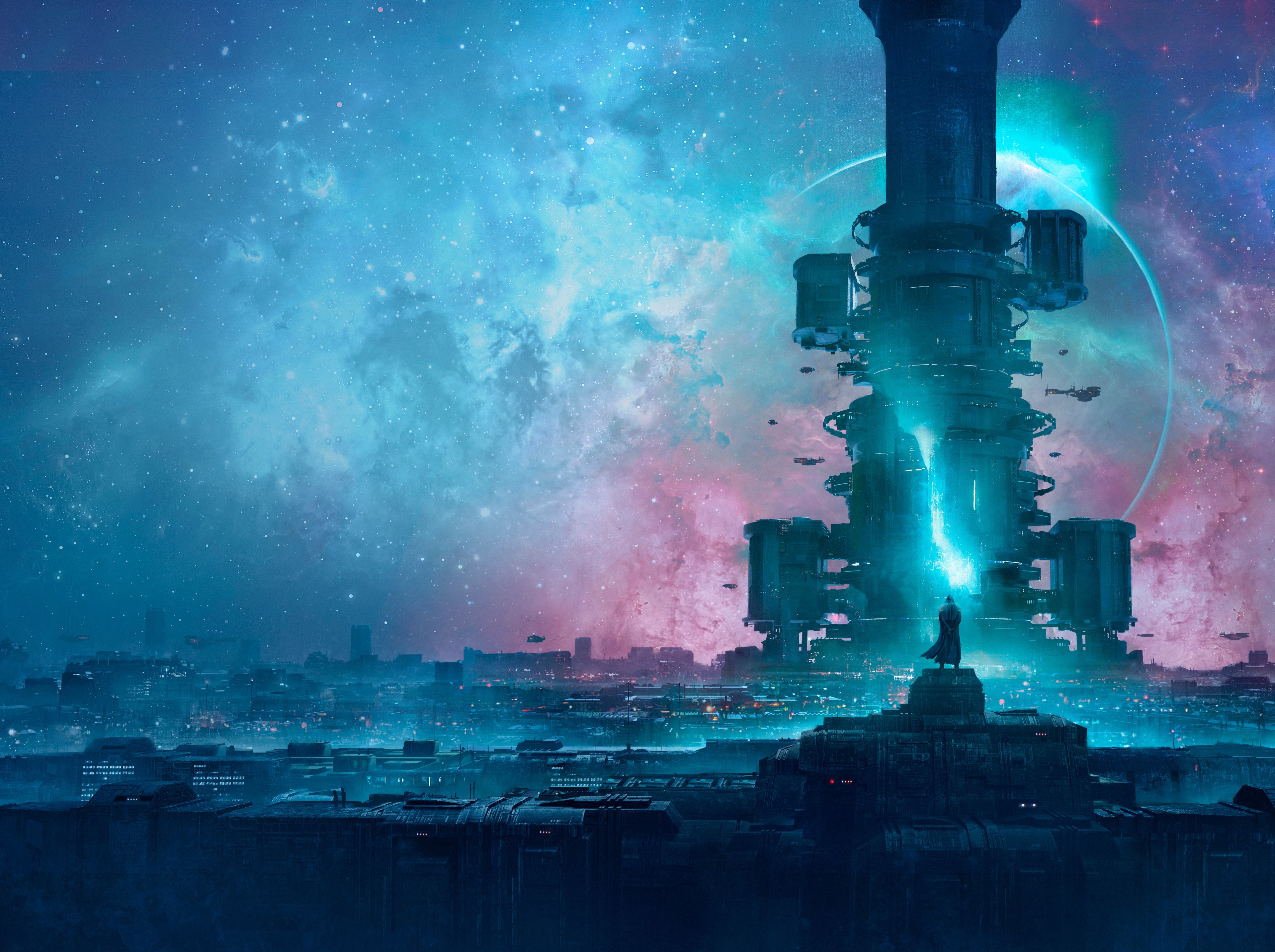 Science. Future Ristic 4K, Guillem H. Pongiluppi, futuristic, ArtStation, science fiction ...