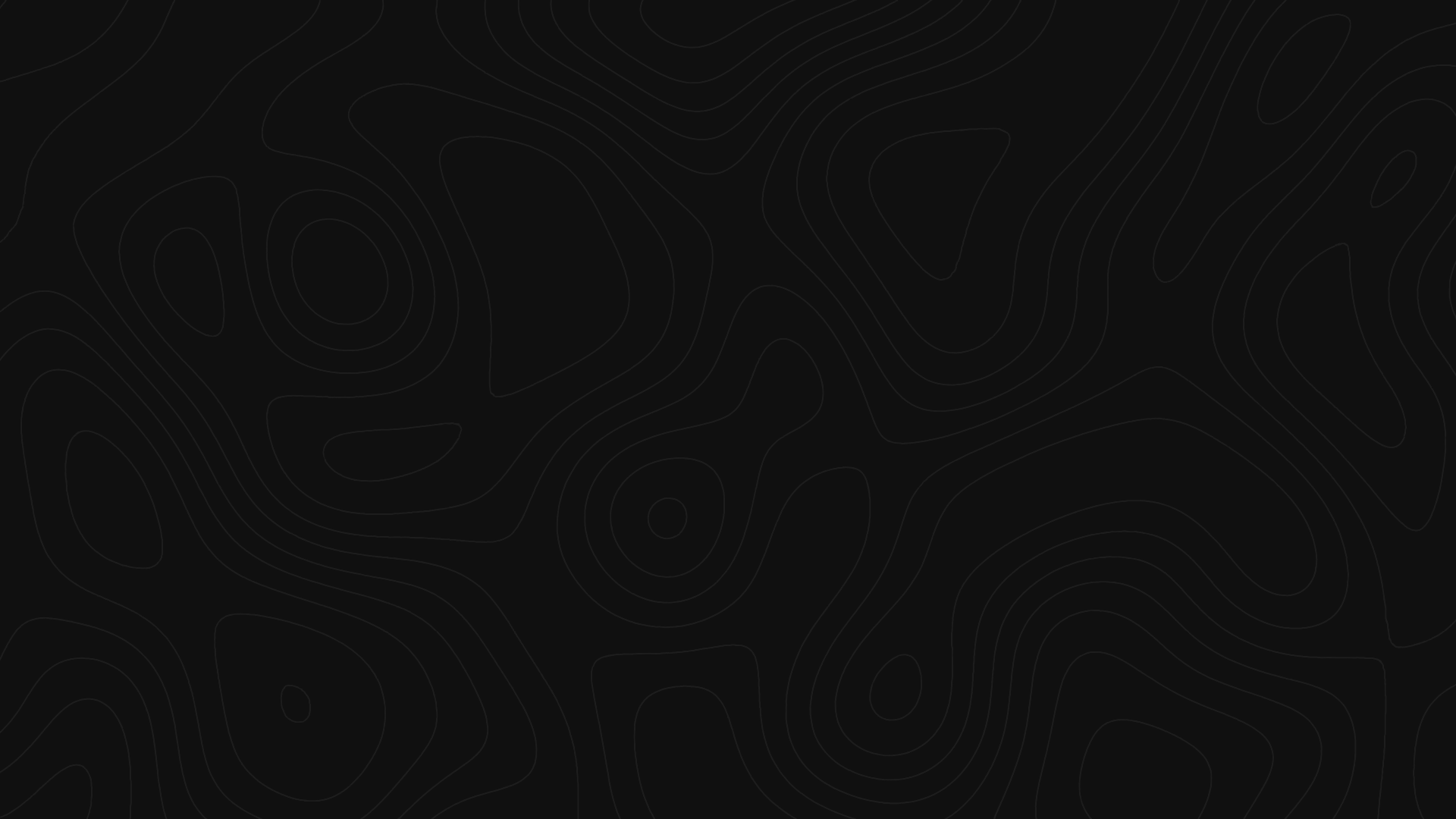 Dark topographic lines on black background HD Wallpaper