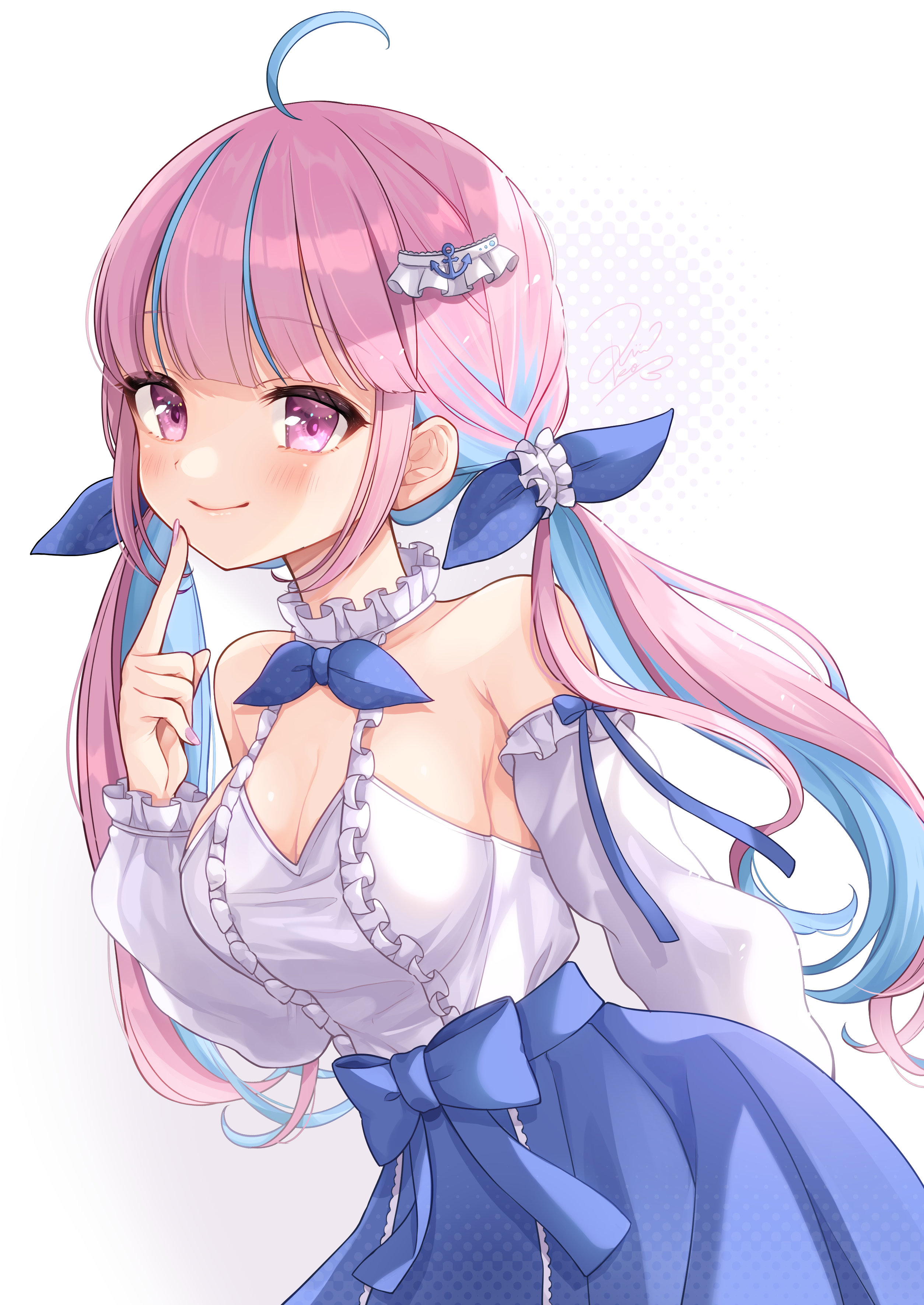 Minato Aqua from Hololive HD Phone Wallpaper