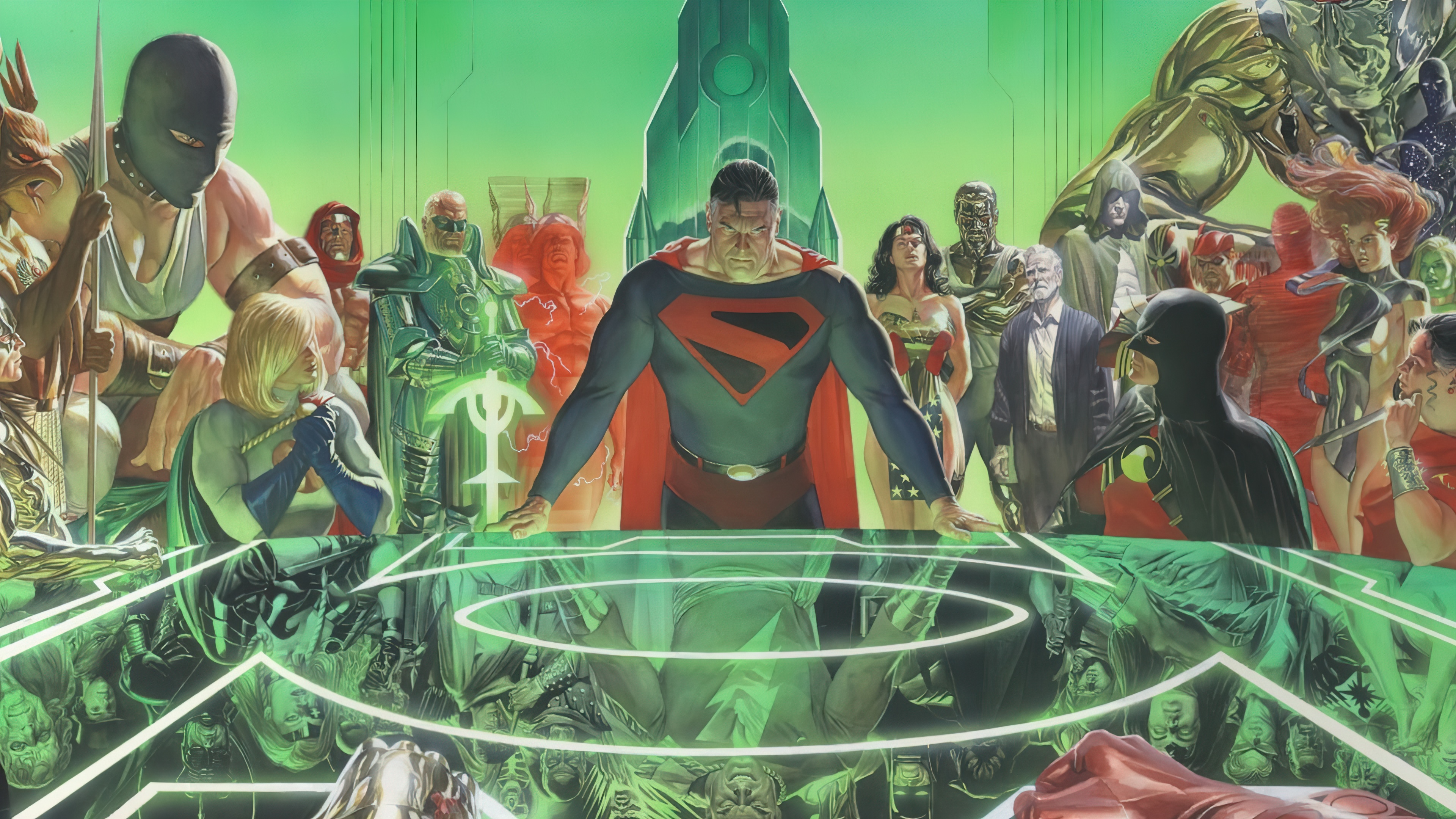 Alex Ross DC Comics Justice League HD Wallpaper