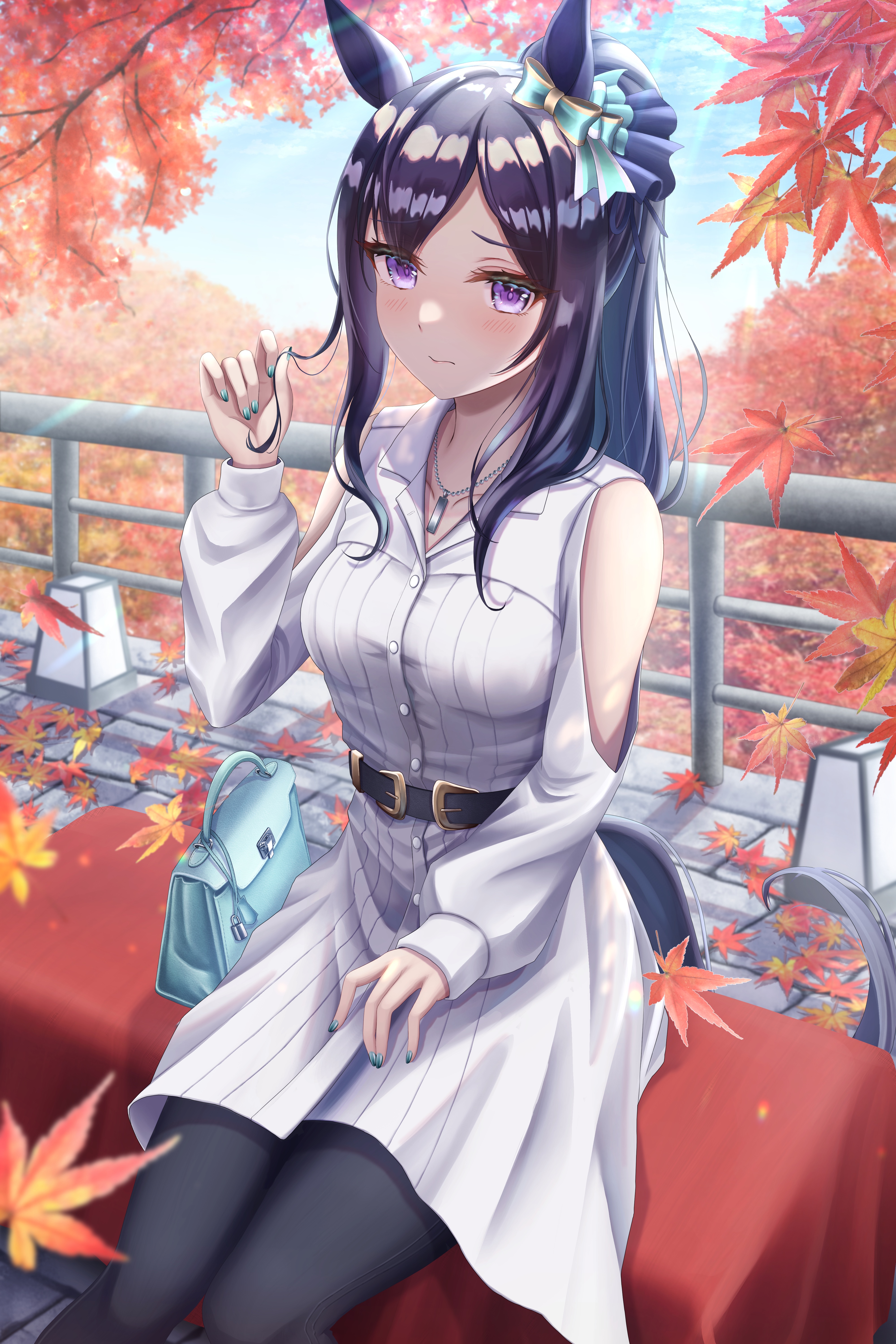 4K Mejiro Dober Uma Musume Pretty Derby fan art HD Phone Wallpaper