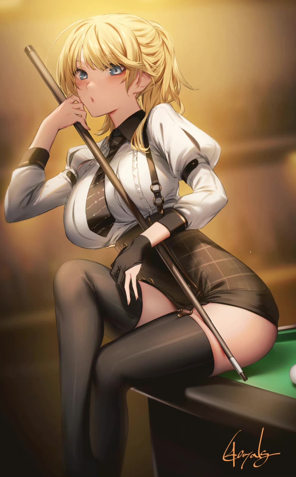 Blonde woman with blue eyes playing billiards HD Phone Wallpaper