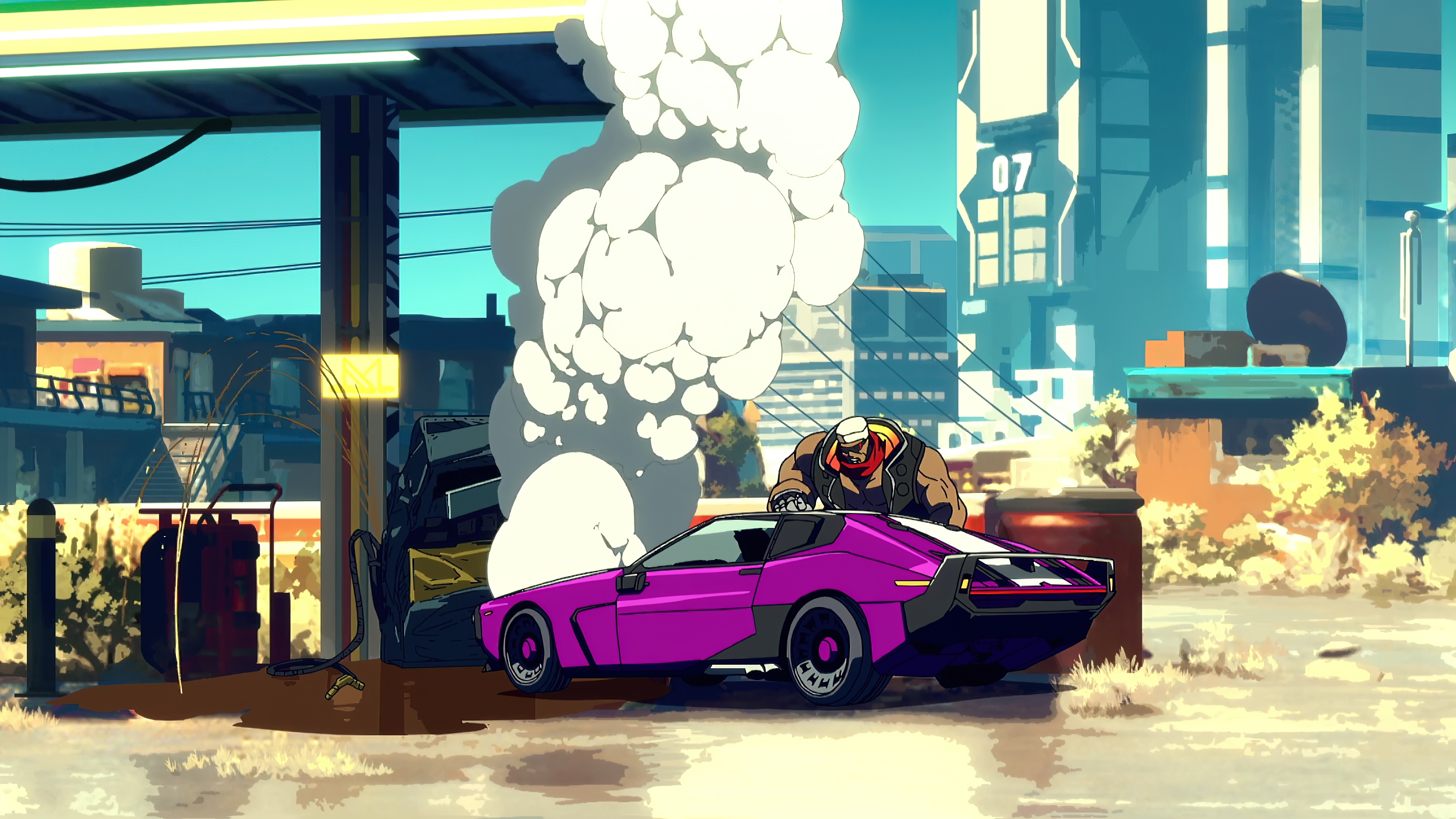 Cyberpunk: Edgerunners 4K Anime Screenshot HD Wallpaper