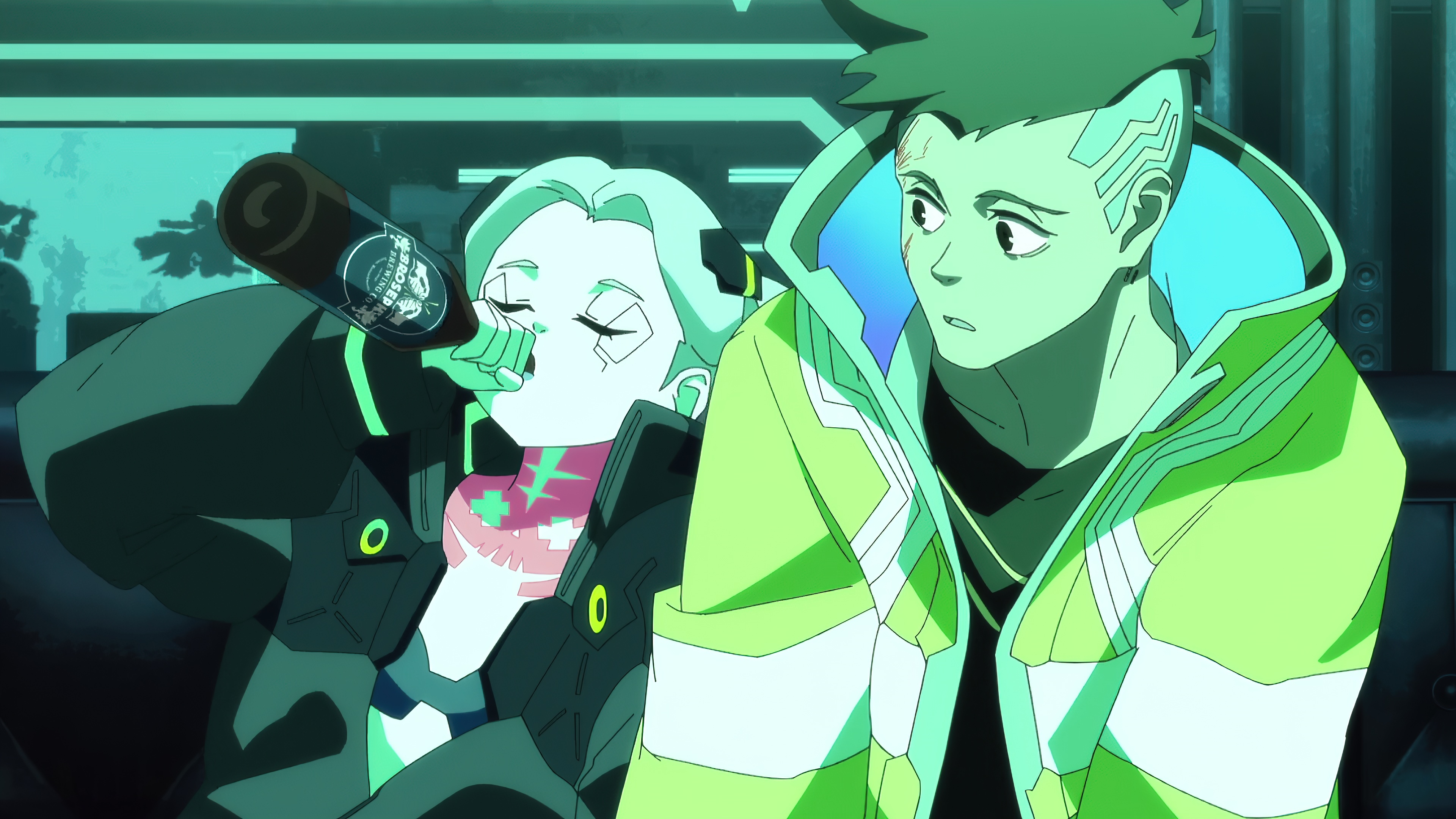 Cyberpunk: Edgerunners anime screenshot HD Wallpaper