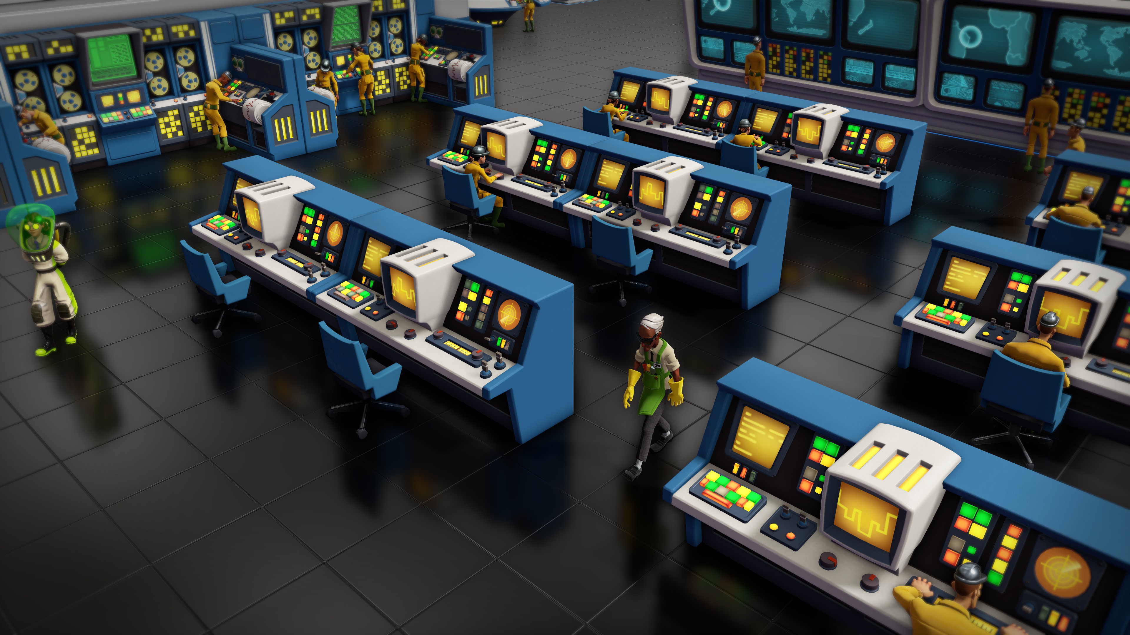 Evil Genius 2: World Domination 4K Control Room HD Wallpaper