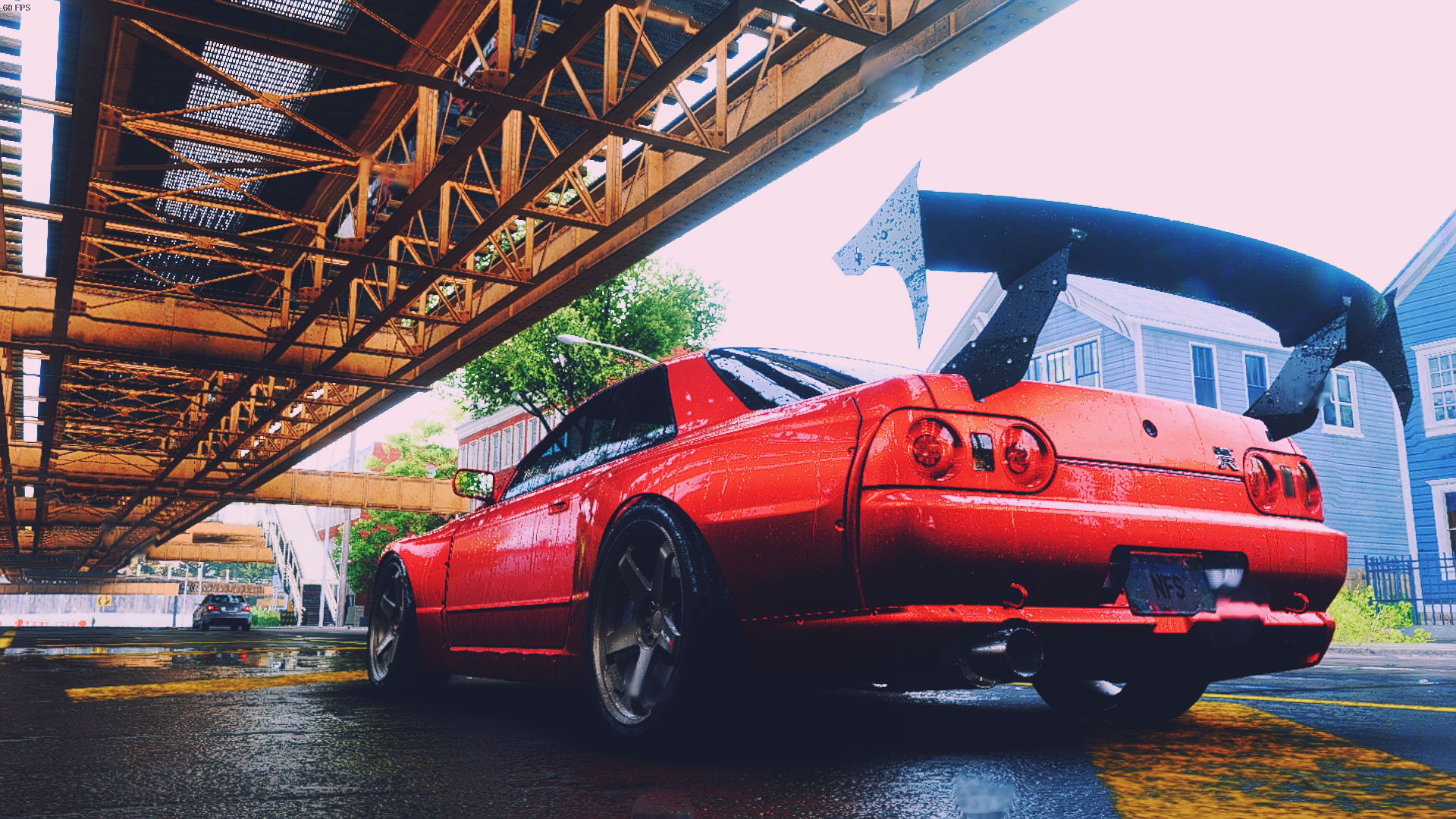 Red Nissan Skyline GT-R R32 Need for Speed Unbound HD Wallpaper