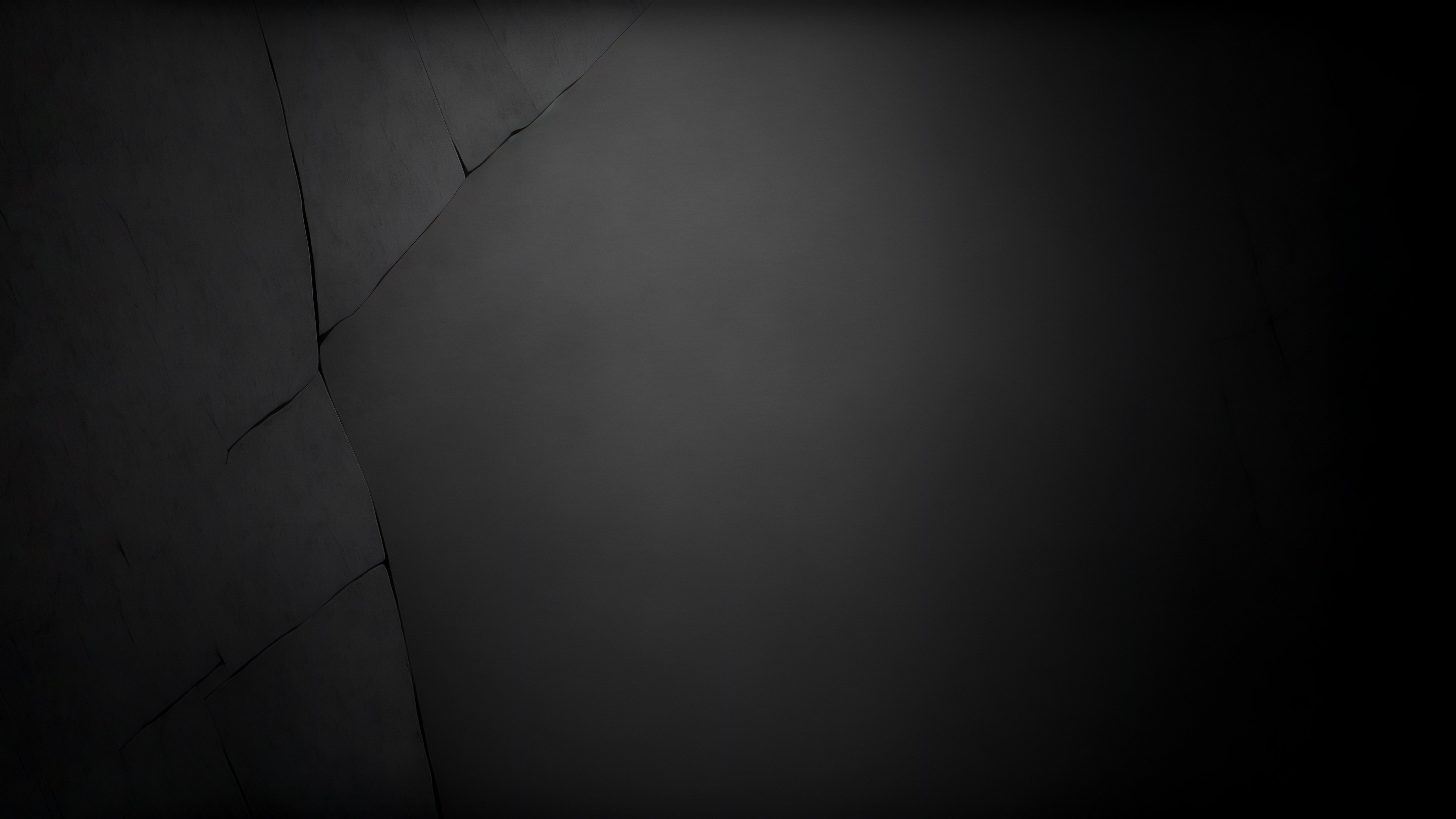 Cracked gray surface with dark background HD Wallpaper