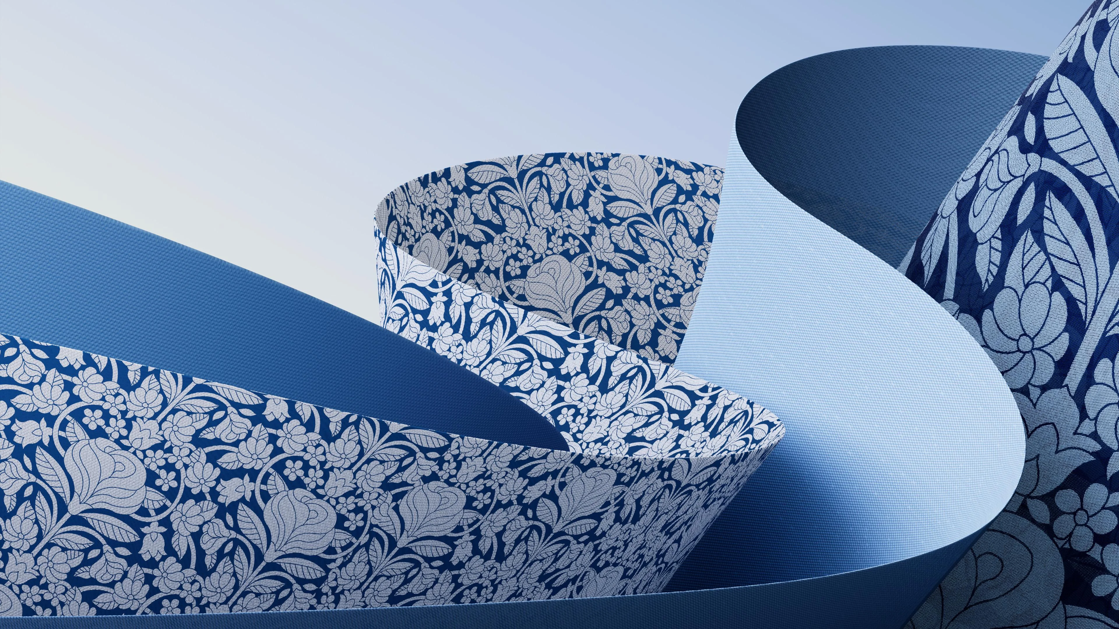 4K Blue Windows 11 Abstract Design HD Wallpaper