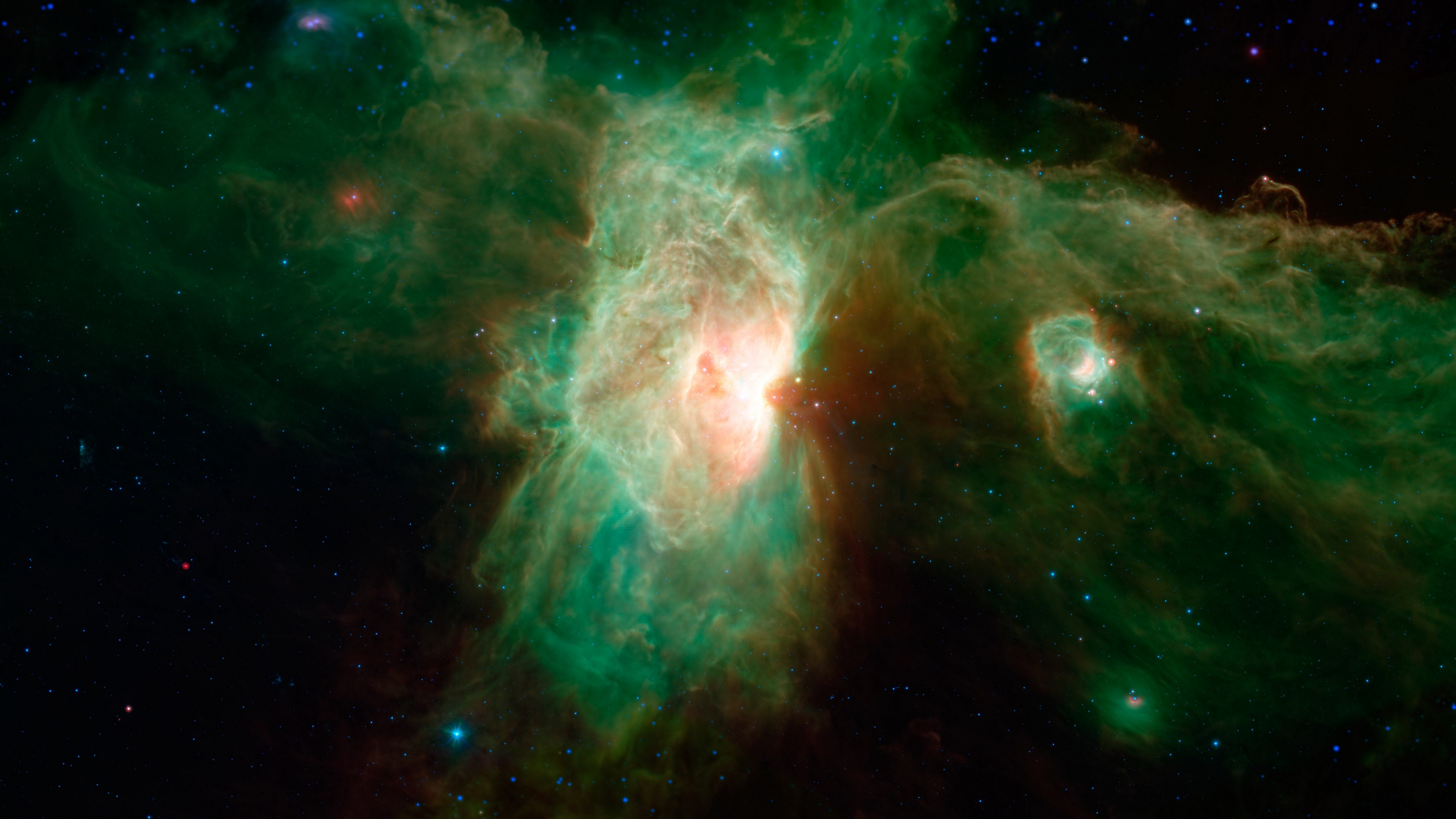4K space nebula with stars HD Wallpaper
