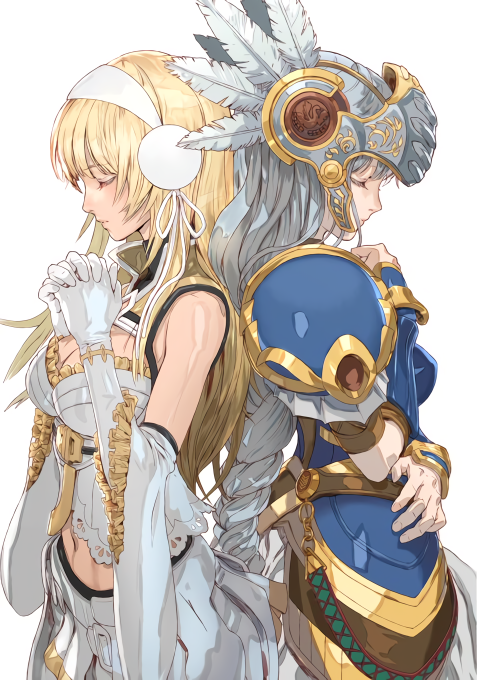 Silmeria and Lenneth from Valkyrie Profile HD Phone Wallpaper