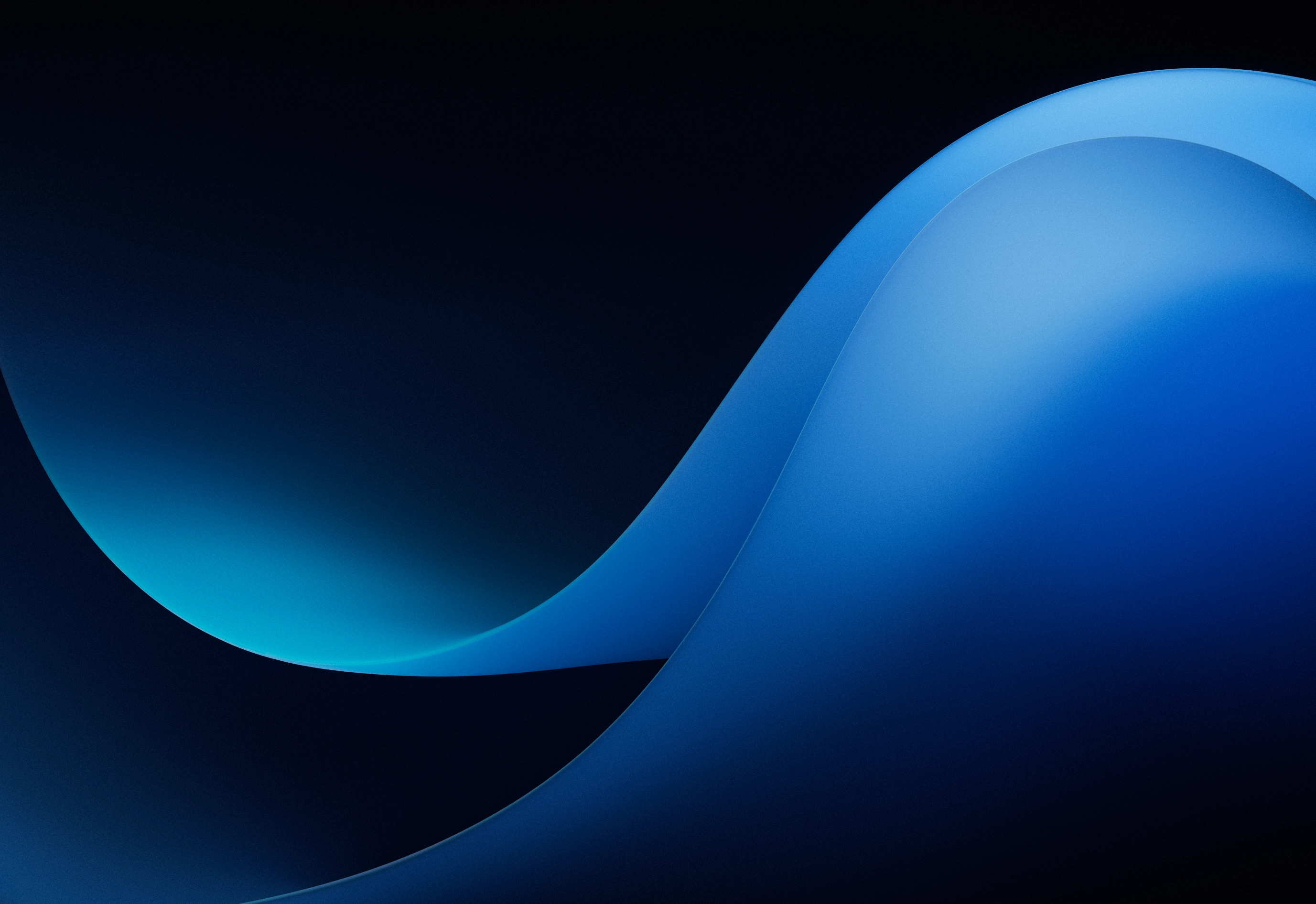 Microsoft abstract blue wave design HD Wallpaper