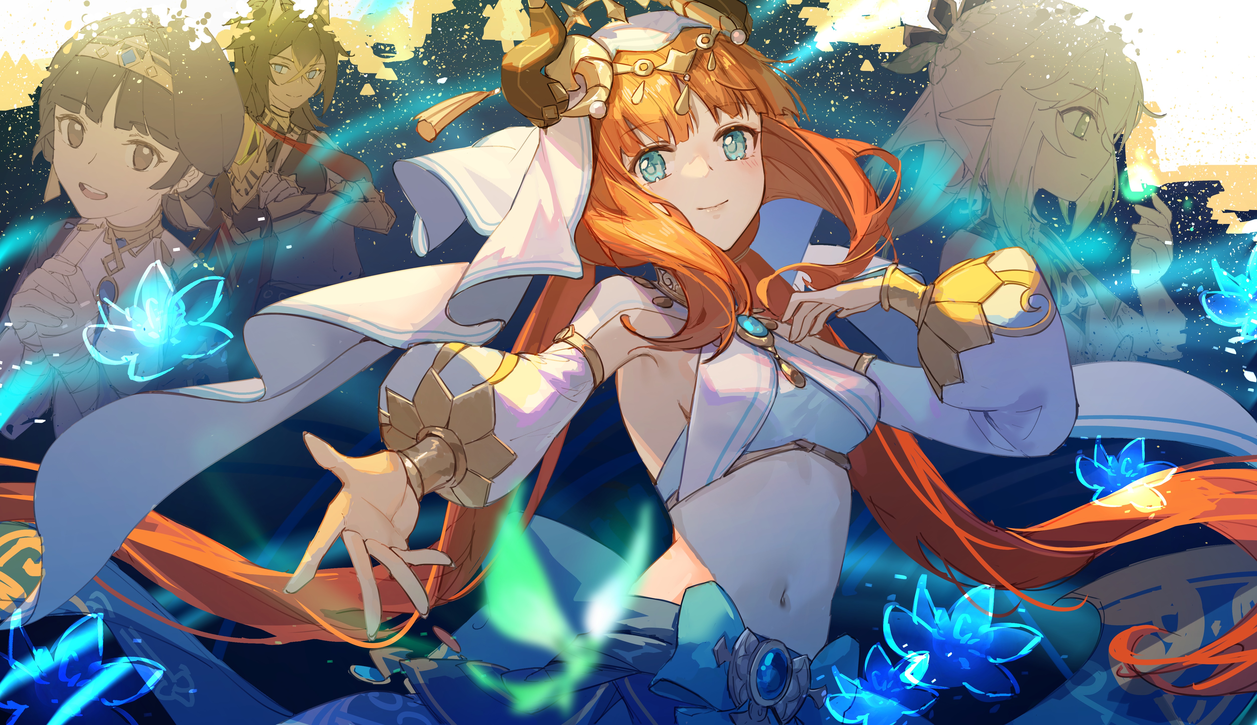 4K Nilou, Nahida, and Dehya HD Wallpaper