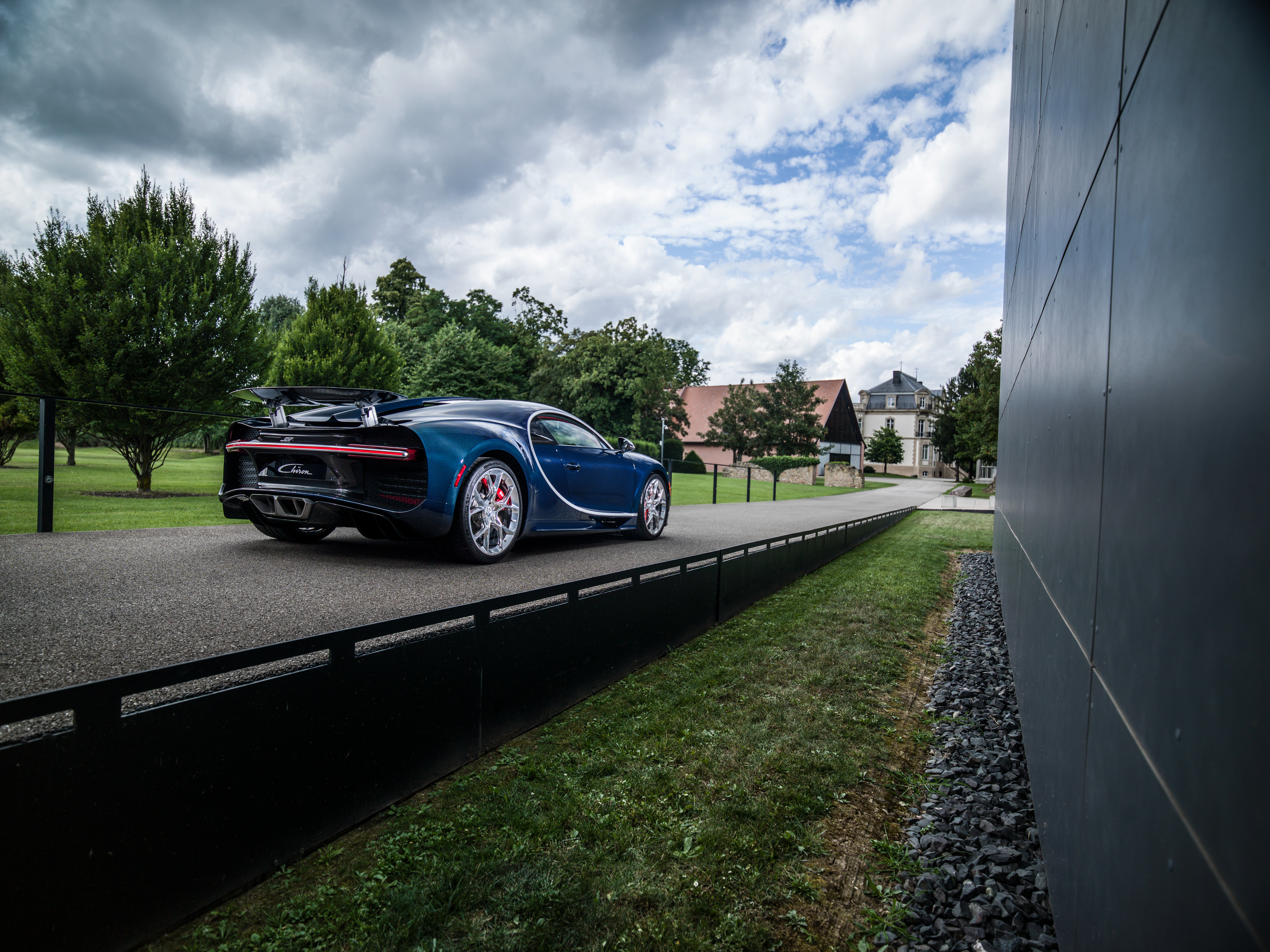 Bugatti Chiron Supercar on a Road HD Wallpaper