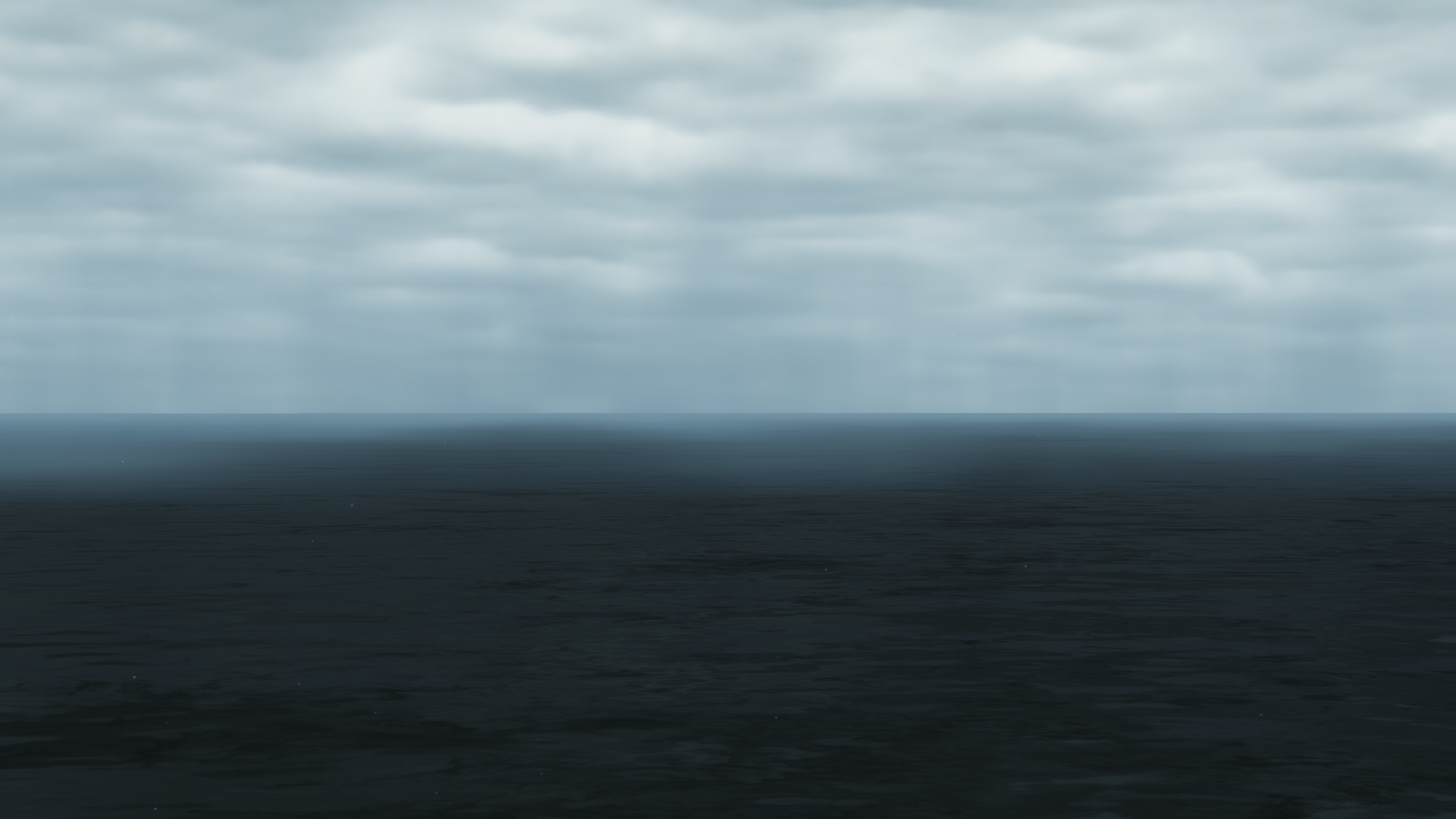 Death Stranding ocean view with mist and clouds HD Wallpaper