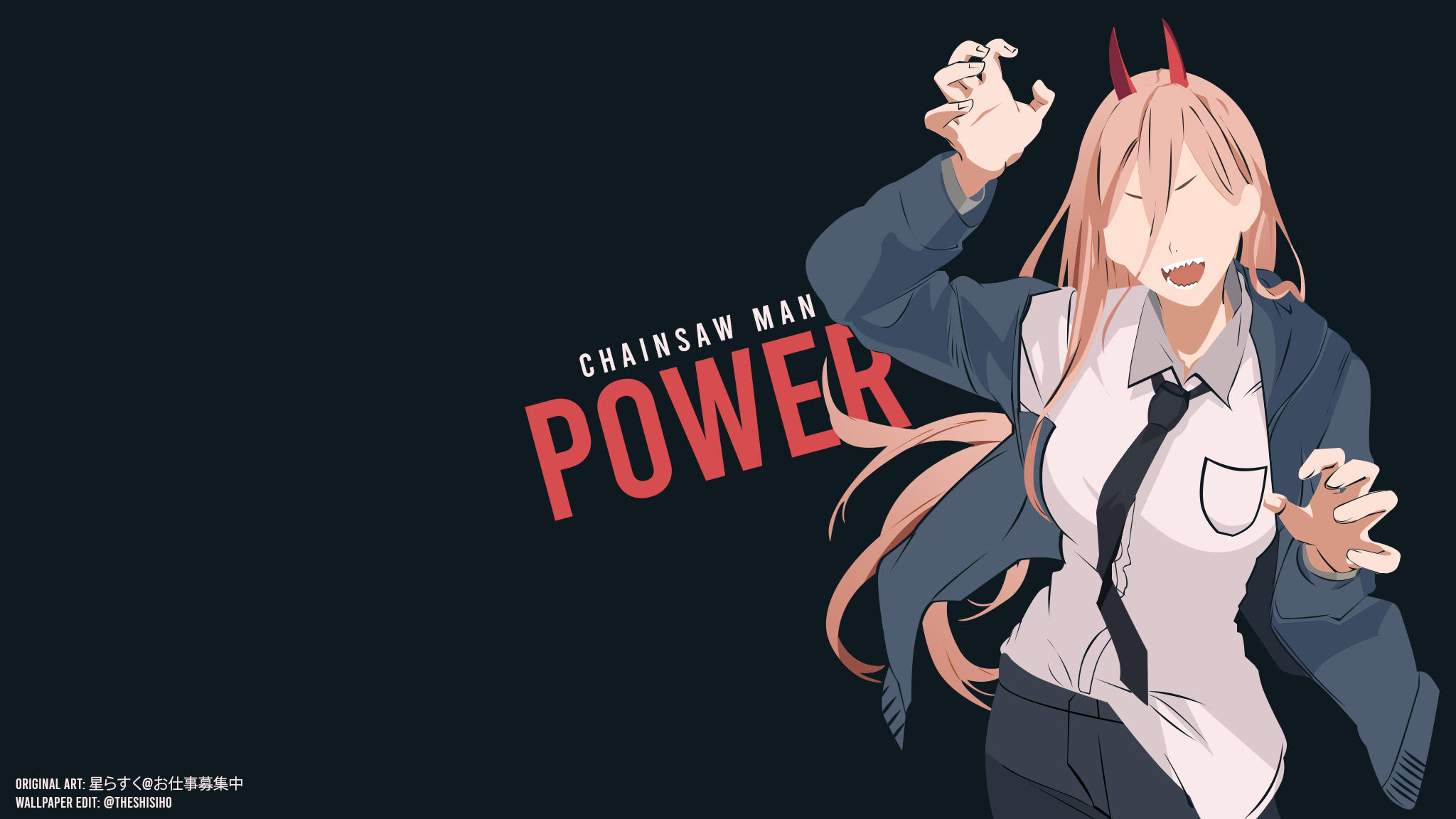 Chainsaw Man Power Anime Wallpaper HD Wallpaper