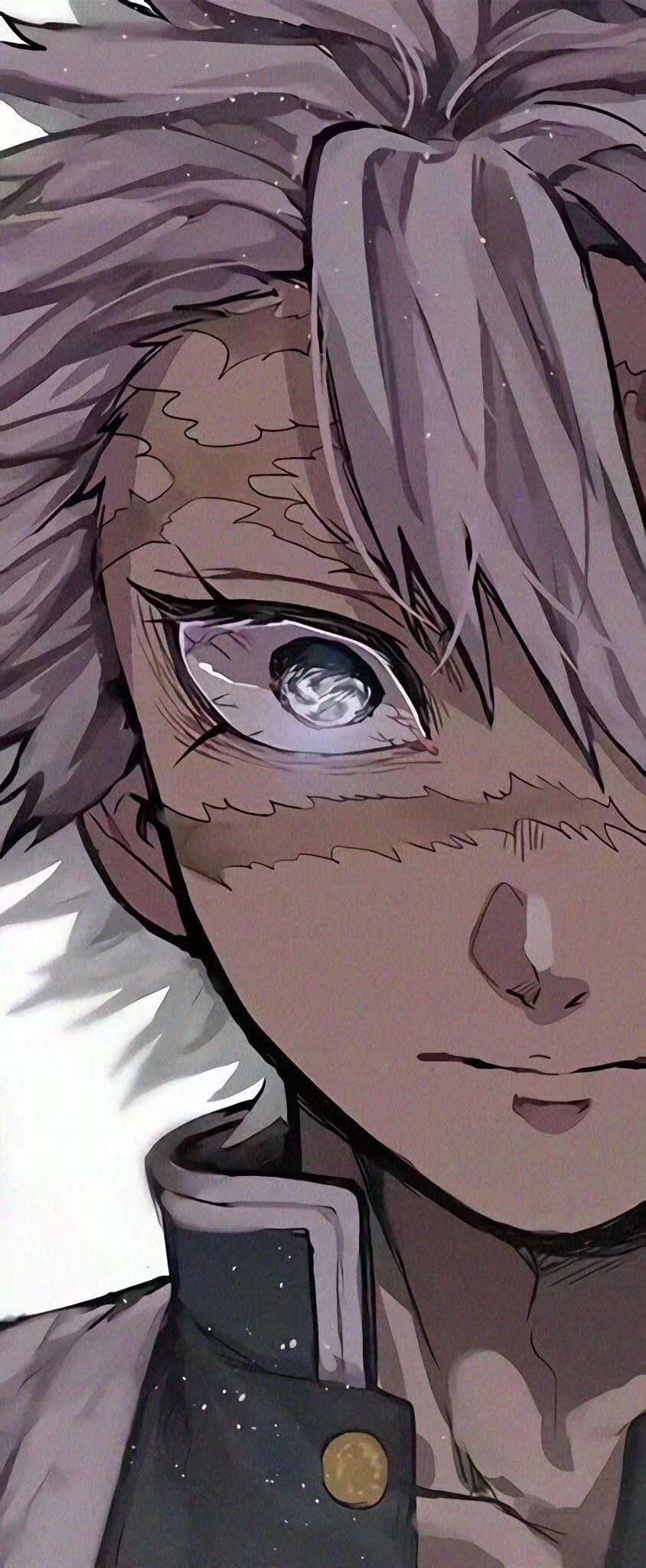 Shinazugawa Sanemi from Kimetsu no Yaiba HD Phone Wallpaper