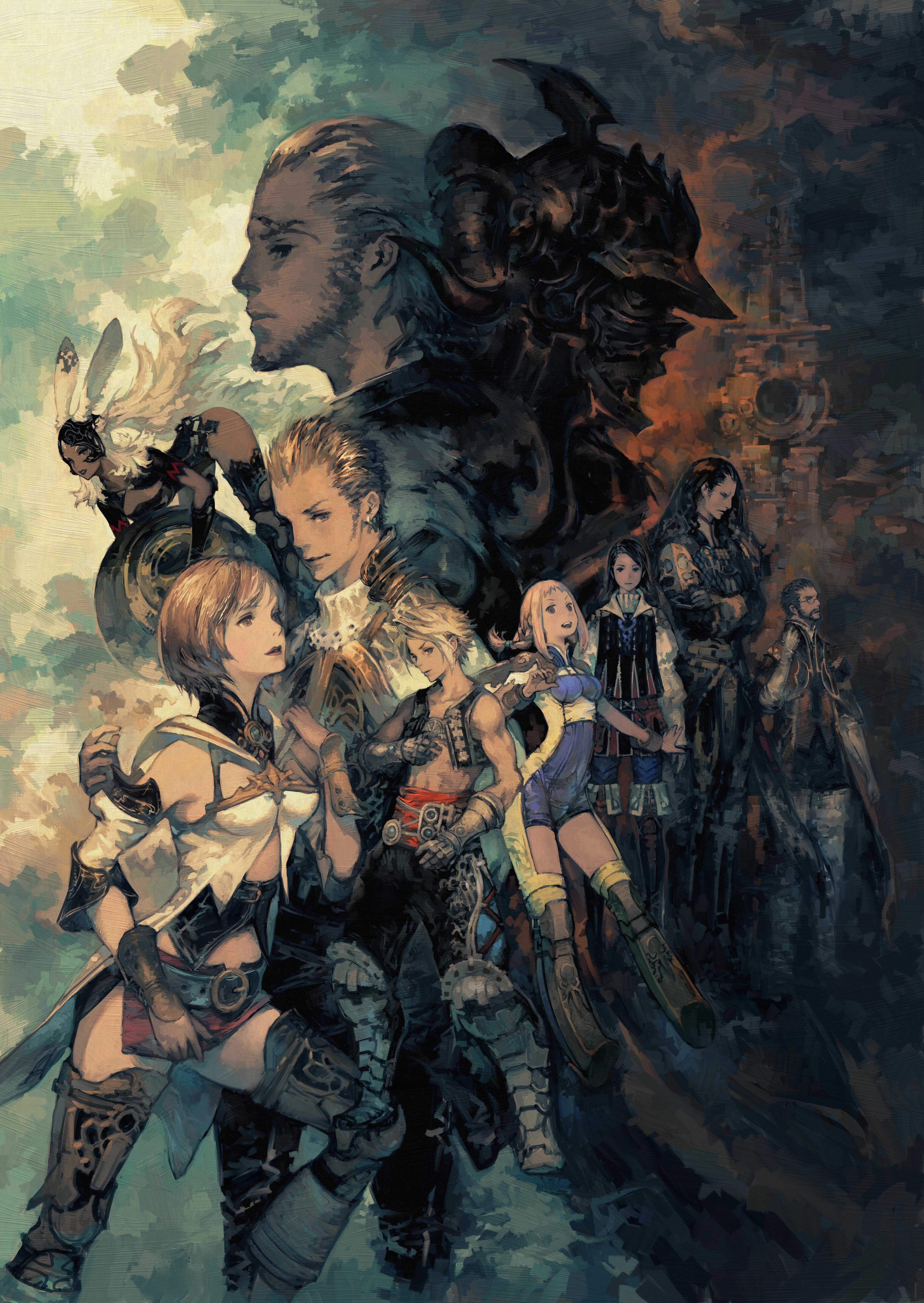 Final Fantasy Characters Montage HD Phone Wallpaper